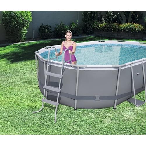 Bestway - Power Steel 16 Foot X 10 Foot X 42 Inch Oval Frame Pool Set #TOP1