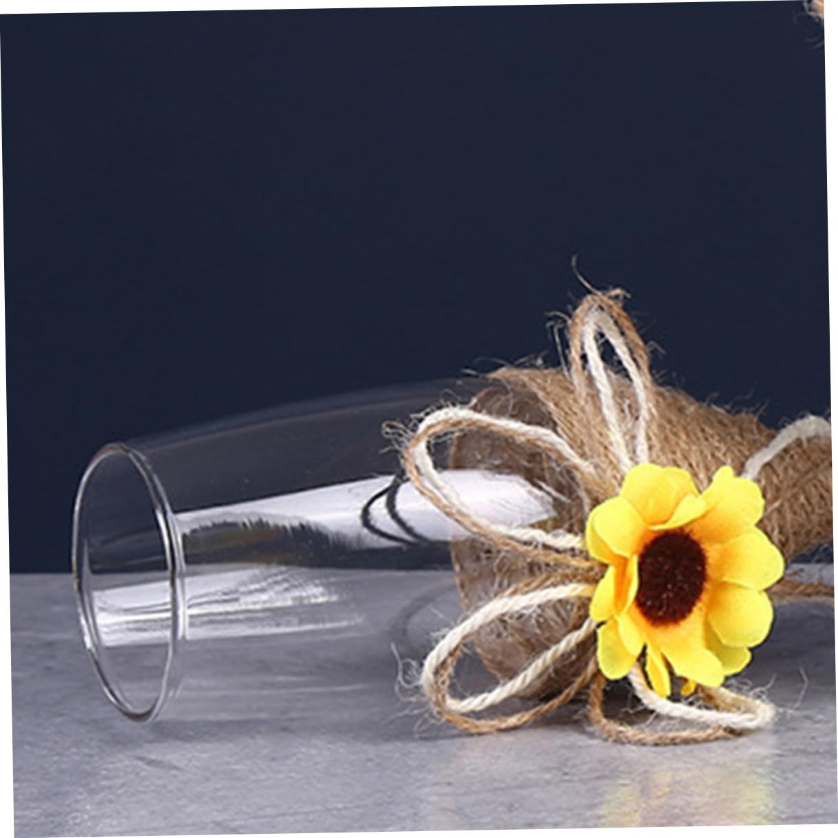 ULTECHNOVO Verres à Vin Tournesol Pour Fête De Mariage Verre à Et Gobelets Pour Mariage Et Fête