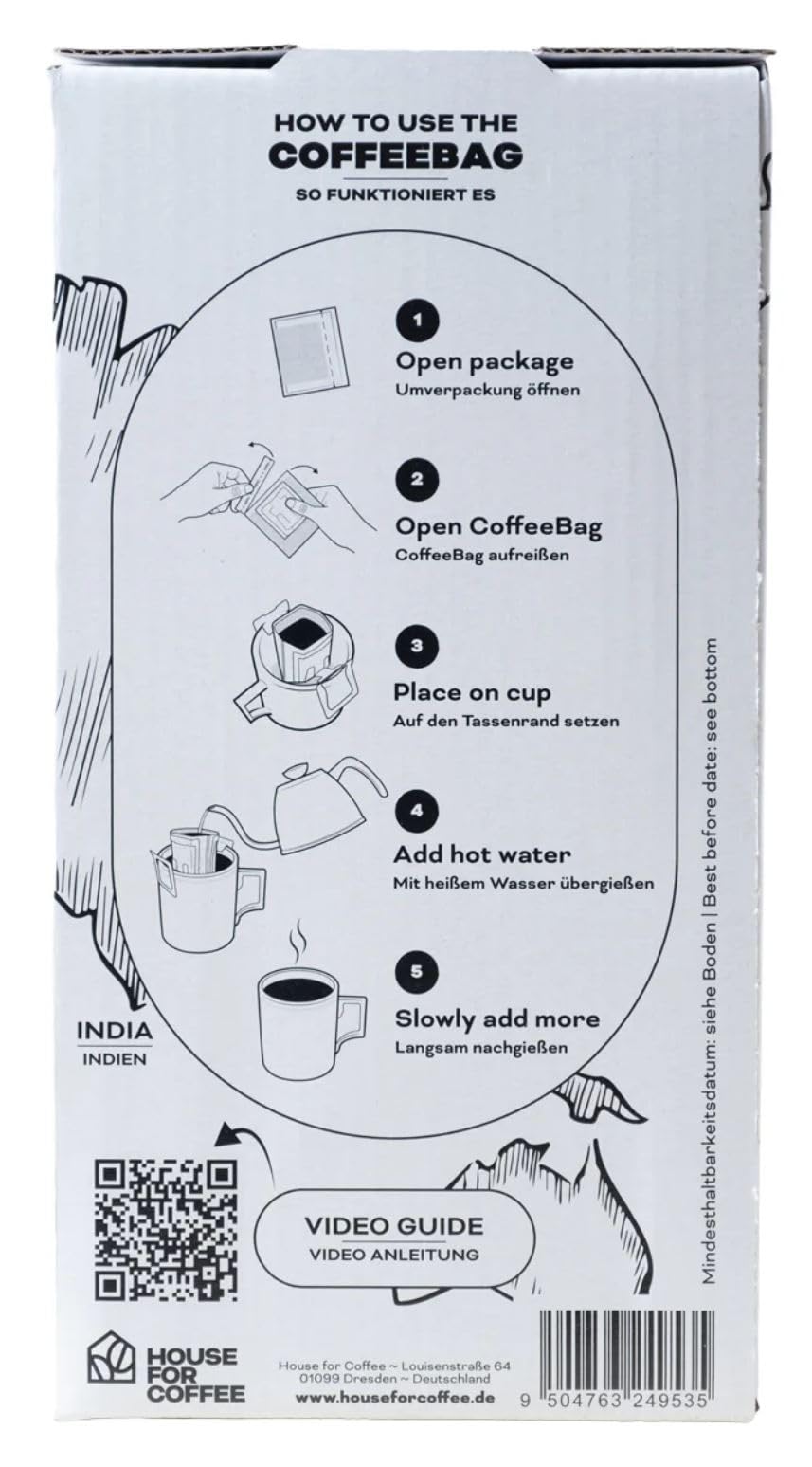 Kaffee Adventskalender Coffee World Trip 24 Einzelfilter Coffeebags Geschenkbox