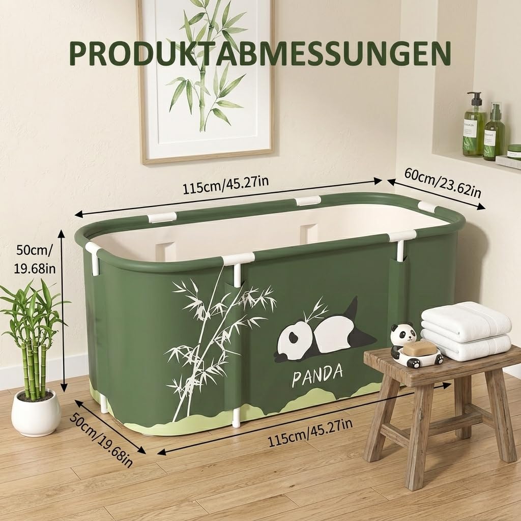 Bañera plegable para adultos, bañera plegable portátil para ducha, bañera plegable portátil cómoda bañera de remojo para el hogar, viajes y apartamentos de alquiler