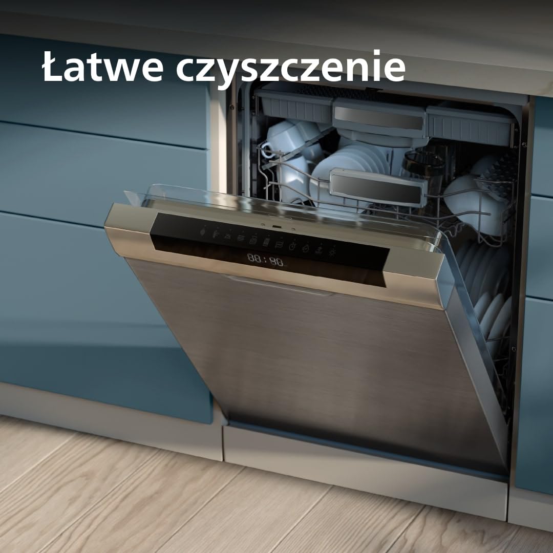 Philips Grill stołowy serii 3000 - Duży grill rodzinny, 2400 W szybkiego nagrzewania, regulowana temperatura, nieprzywierająca powłoka, łatwe czyszczenie (HD6210/95)
