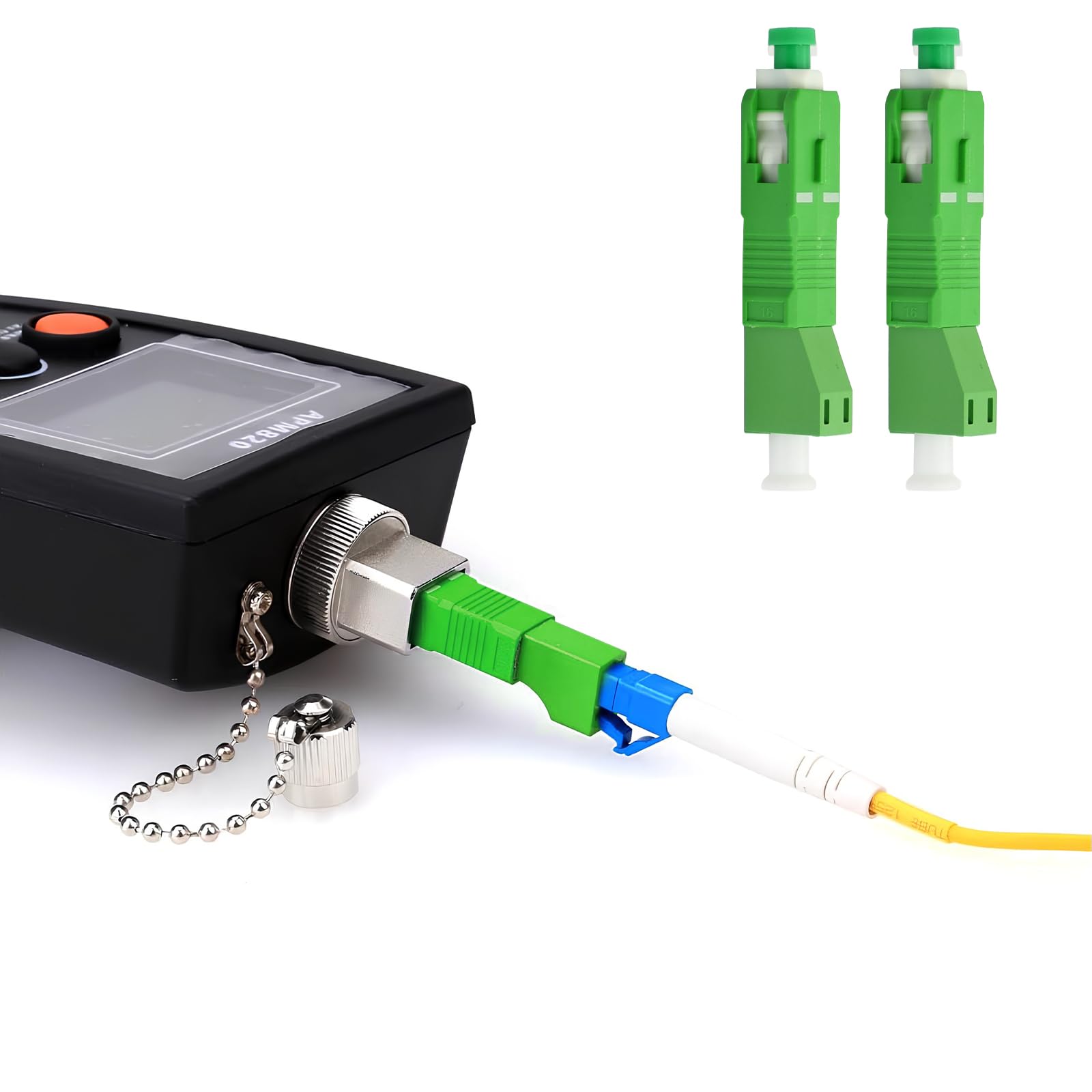 Glasfaser Adaptateur optique pour communications numériques LC femelle vers SC mâle bride hybride monomode 9/125 SM Connecteur adaptateur fibre optique