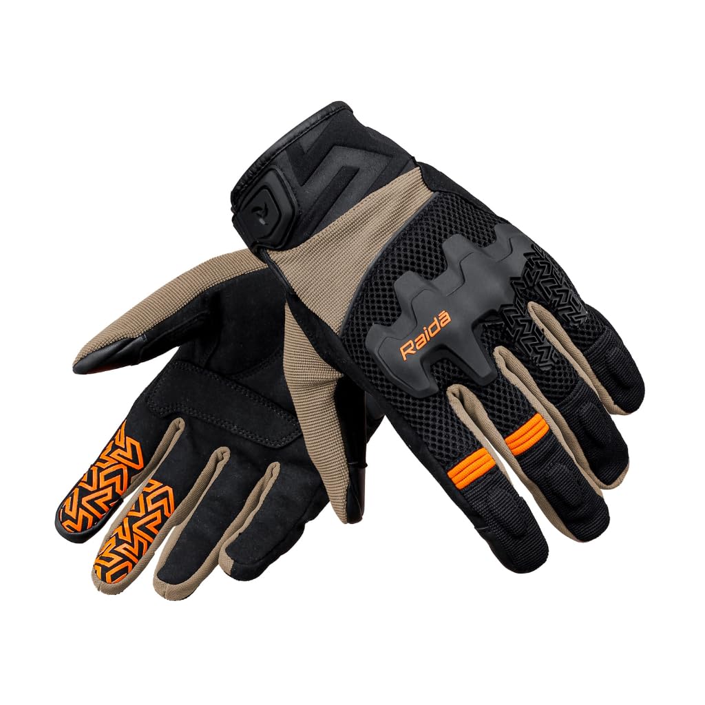 Raida Drift Motorcycle Riding Gloves Scaphoid Shield™ Palm Slider