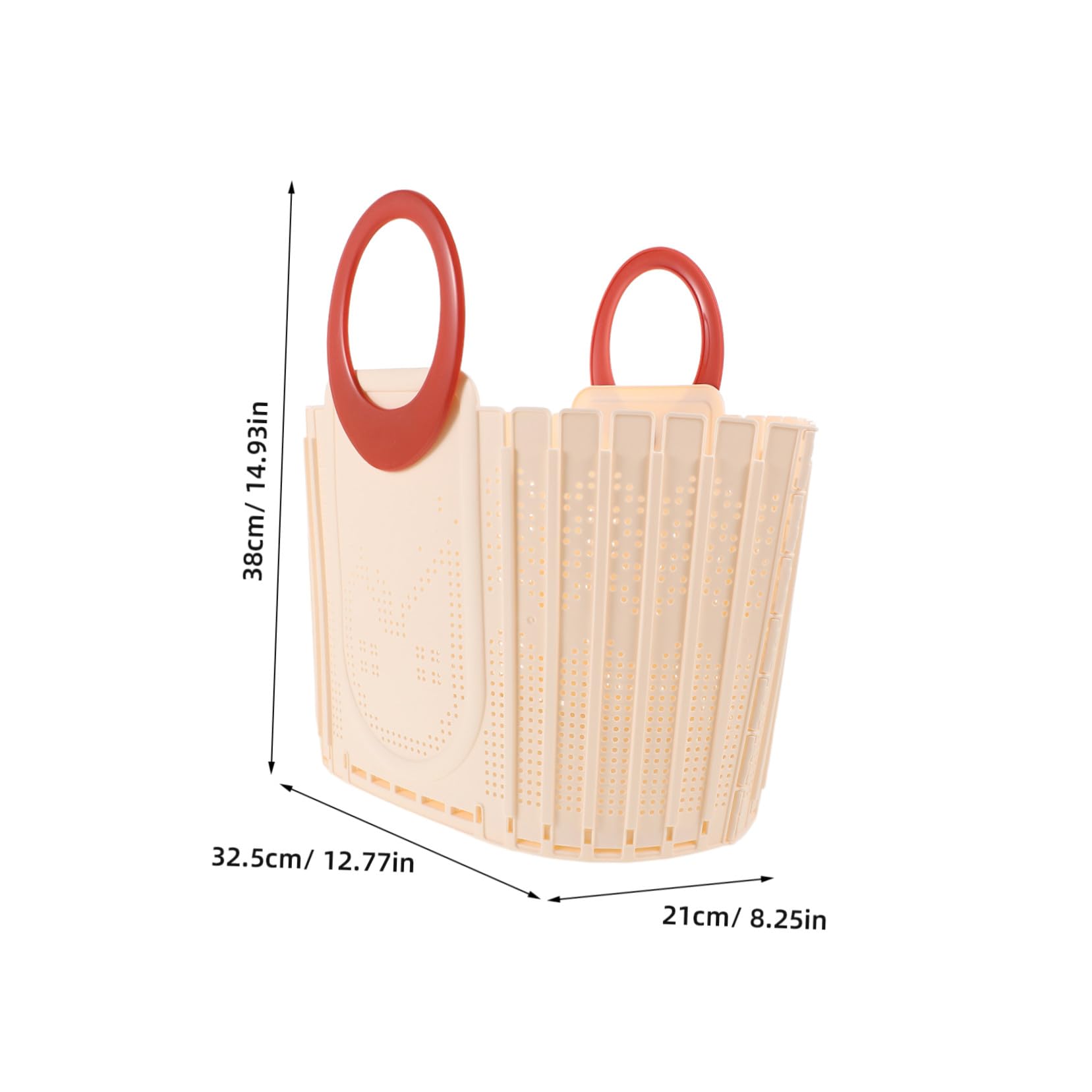 Cesta Plegable de Plástico con Asa para Ducha y Lavandería Organizador Portátil Colgante para Baño Ahorro de Espacio Dormitorios Gimnasios y Camping