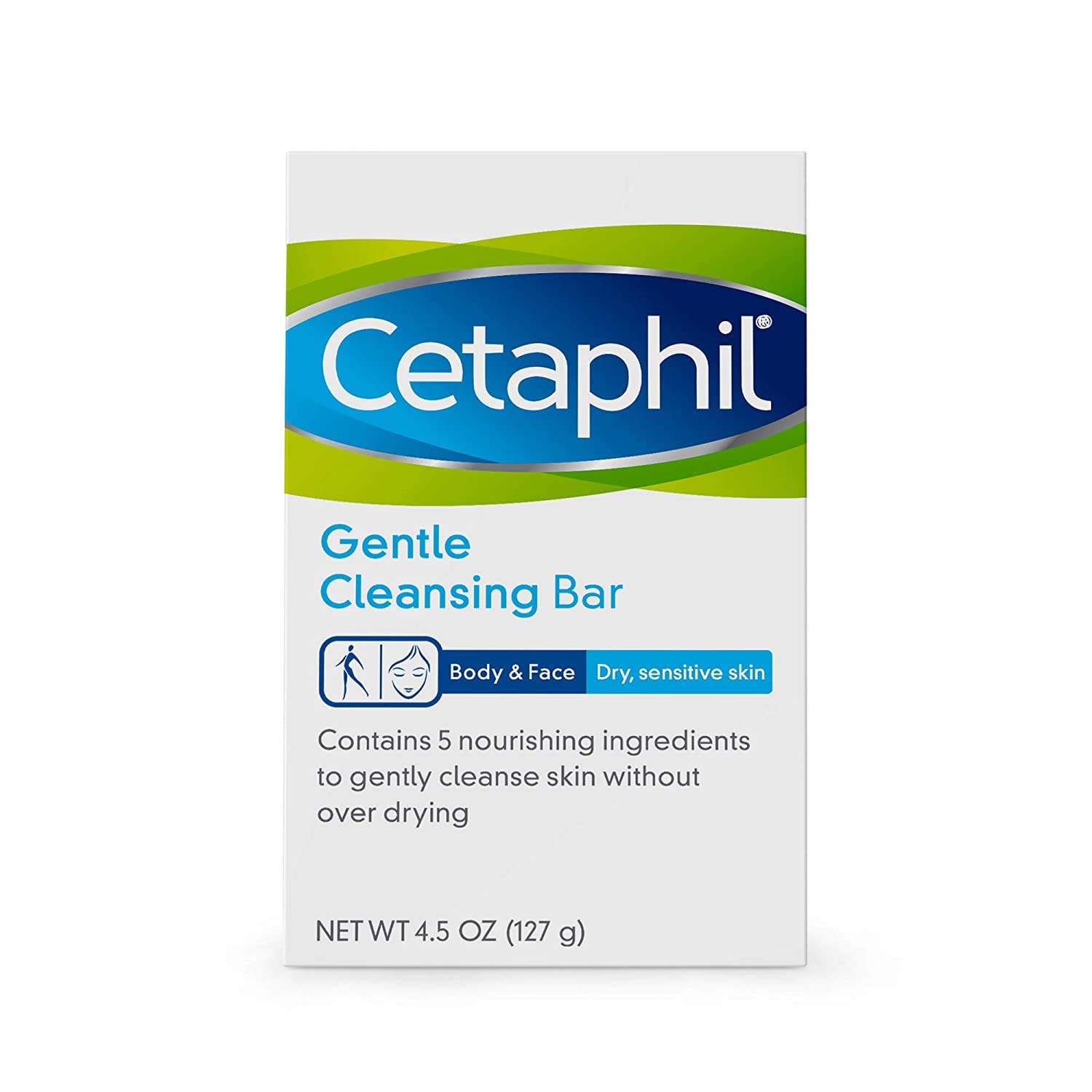 Cetaphil Gentle Cleansing Bar, Unscented, 4.5 Ounce Bar, 6 Count: Beauty