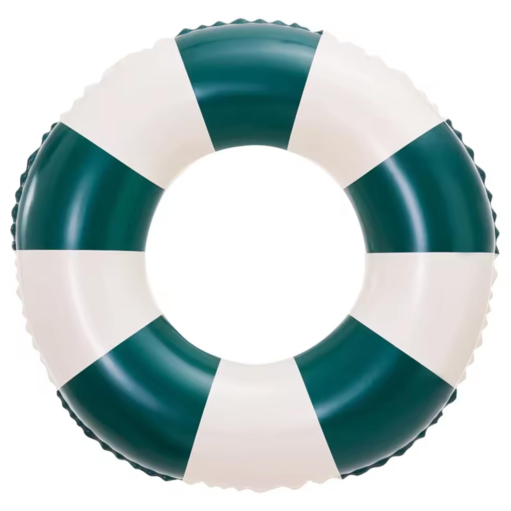 Inflatable Pool Rings, Thickened Large Buoyancy Retro Striped Pool Float Water Toys for Adults for Summer Beach Swimming 35 Inch
