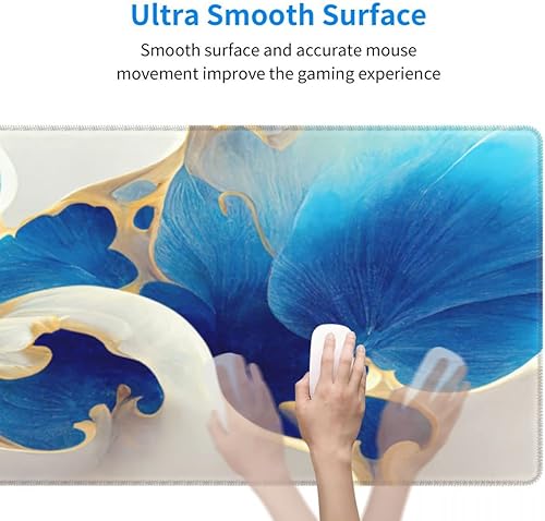 Miniatura 3 de CANFLASHION - Alfombrilla de escritorio, tapete de escritorio de 31.5" × 11.8", alfombrilla grande para mouse de juegos, alfombrilla extendida para