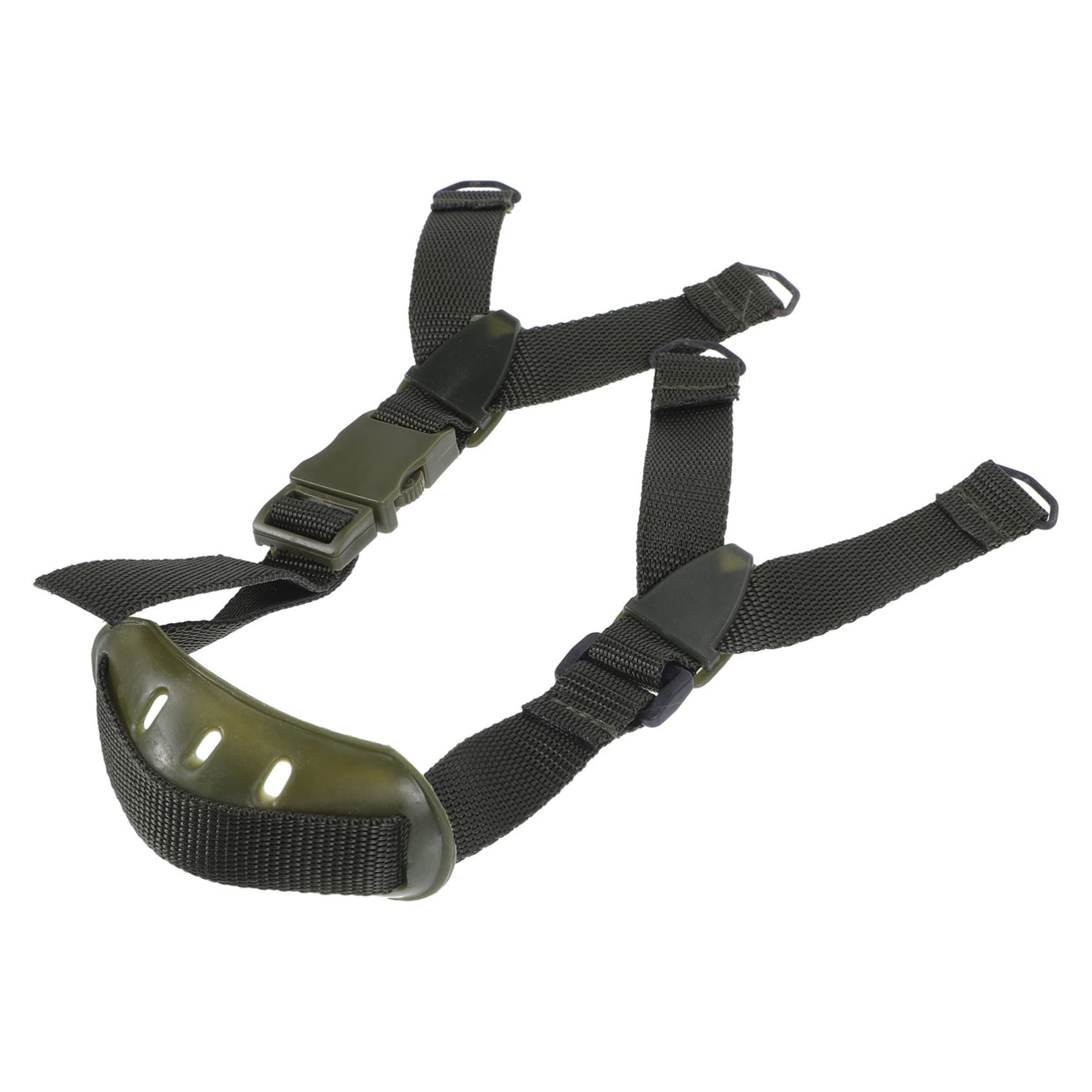 SHINEOFI Helm Kinnriemen Professionelles Riemen Retainer Hart Sicherheitshut Kinnriemen Sicherheitshutzubehör Für Schutzhelm-Riemen BAU Hut Kinnriemen Segeltuch Olivengrün