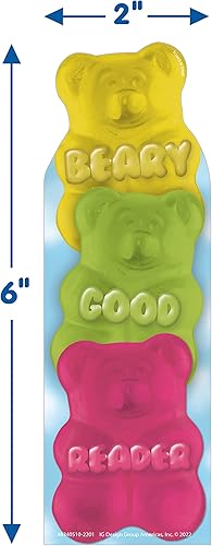 Miniatura 2 de Eureka Beary Good Reader - Marcadores perfumados de oso de goma, paquete de 24