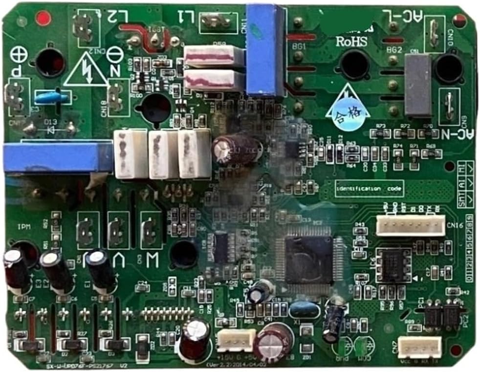 Air Conditioner Control Board Accessories, Compatible For AUX, SX-W-UPD76F-PS21767 UPD76F-FSBB30CH60 SX-W-BLDC64M02 SX-W-BLDC64M02-D Power Module Motherboard Replacement Parts(SX-W-BLDC64M02-D)