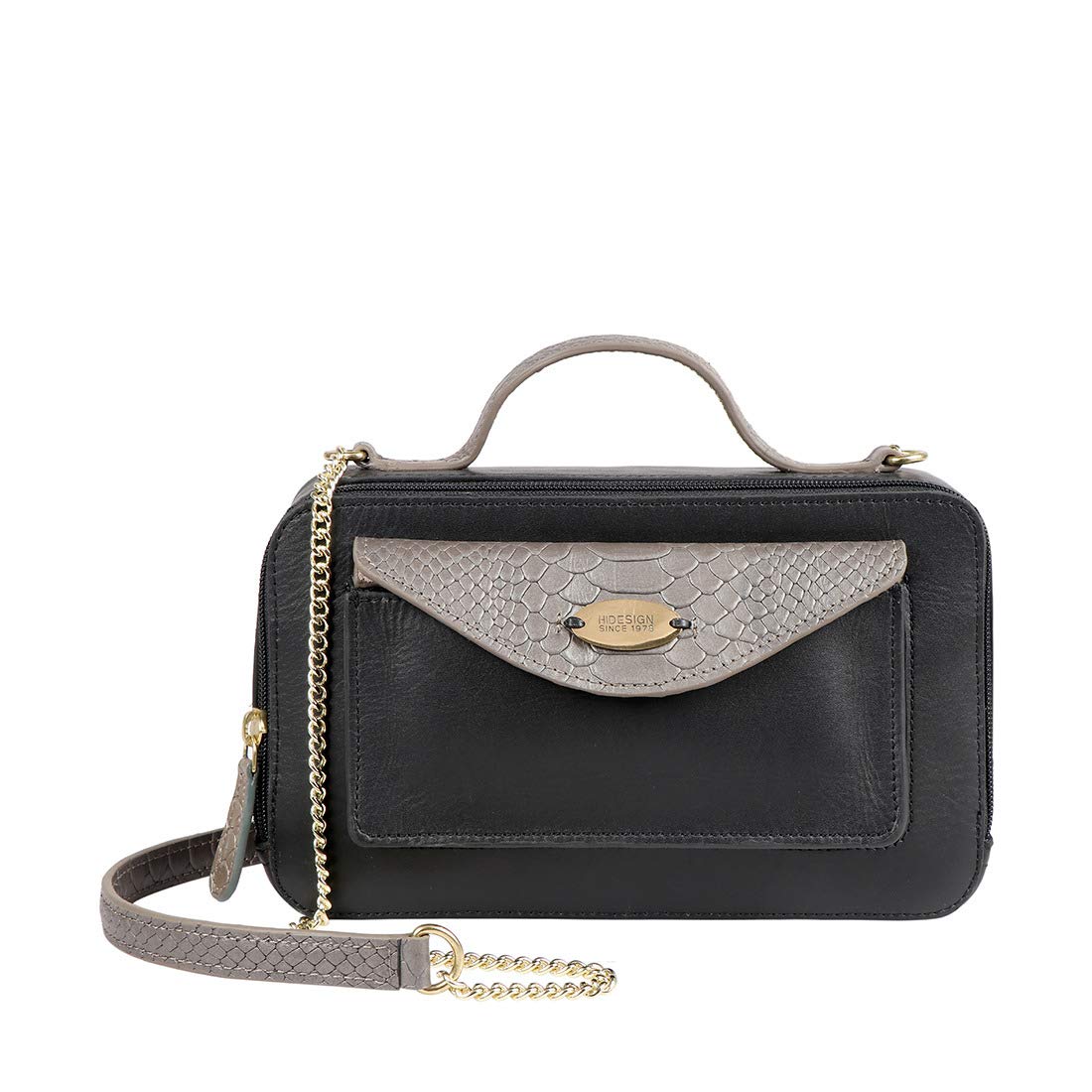 Hidesign womens LILAC II SB Large Black I Satchel (B082KV1LF4) Amazon Price History, Amazon Price Tracker