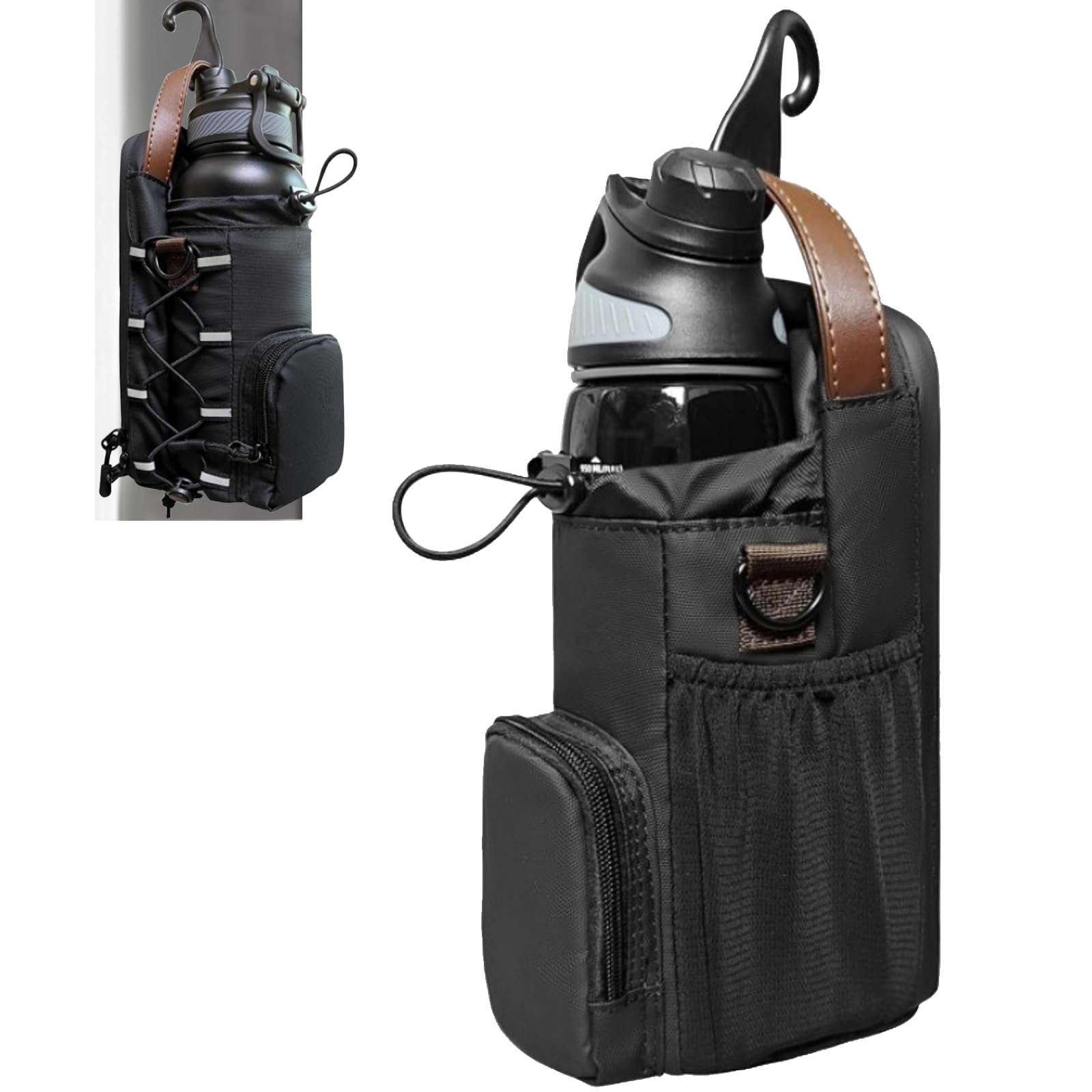 Magnetic Gym Bag Water Bottle Carrier Holder, Water Bottle Holder