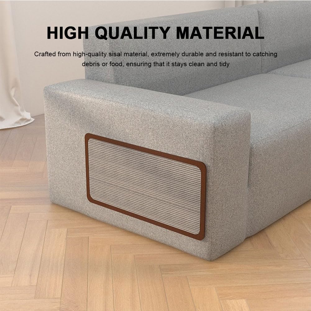 Protectores de arañazos para muebles de gatos, almohadillas autoadhesivas para sofá, cama y alfombra