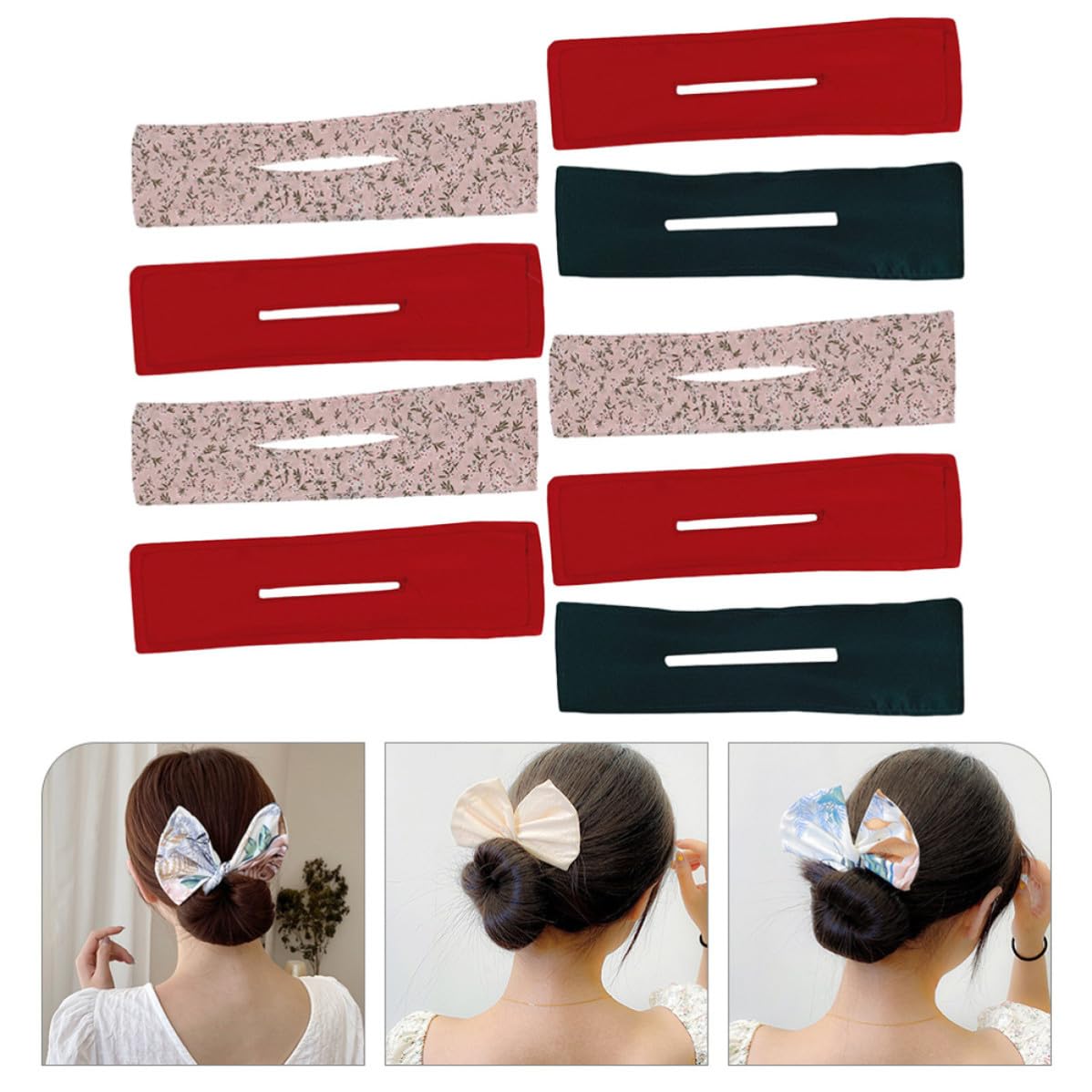 Didiseaon 27 Piezas Rizador Cómodo para Moños de Pelo, Tejido, Sujeción