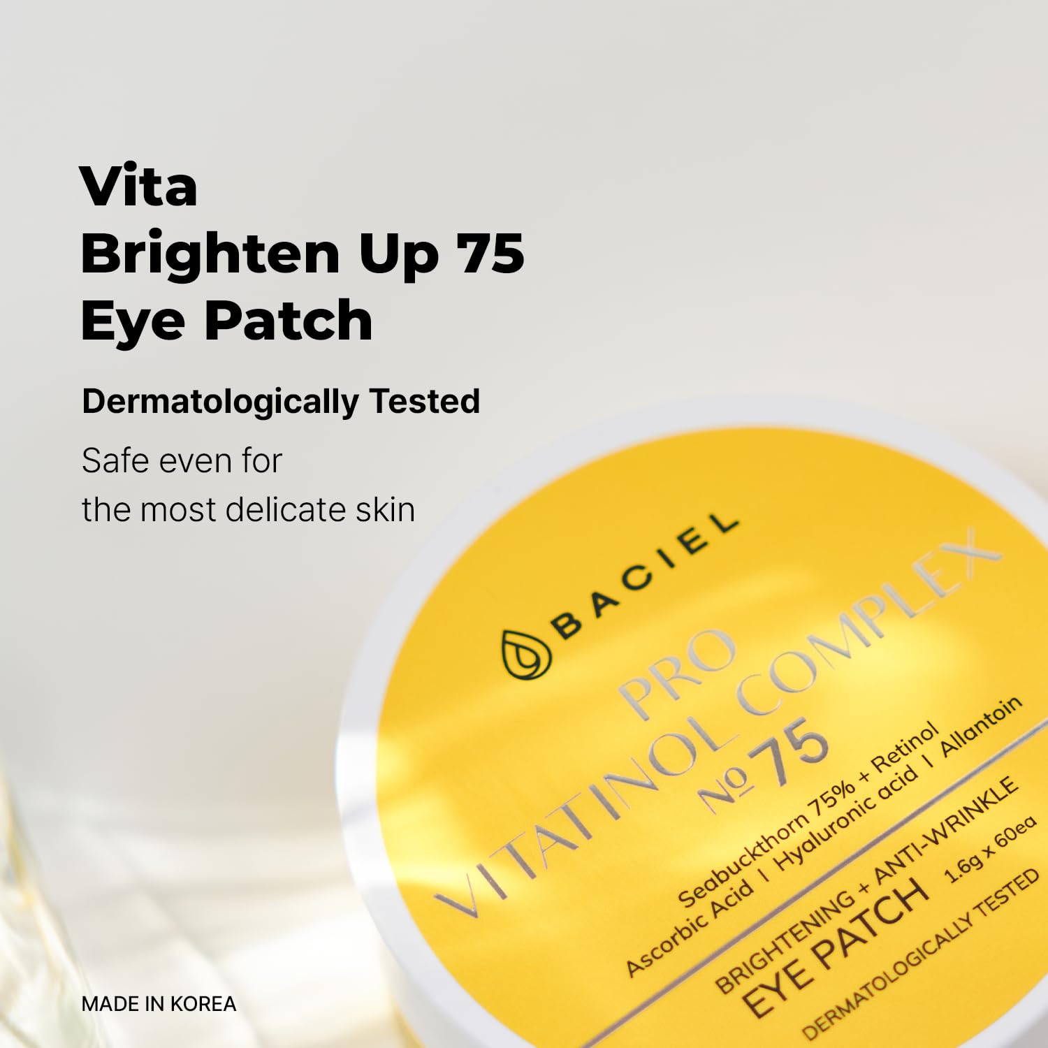 BACIEL - Pro Vitatinol Complex 75 Eye Patches 60pcs - Image 2