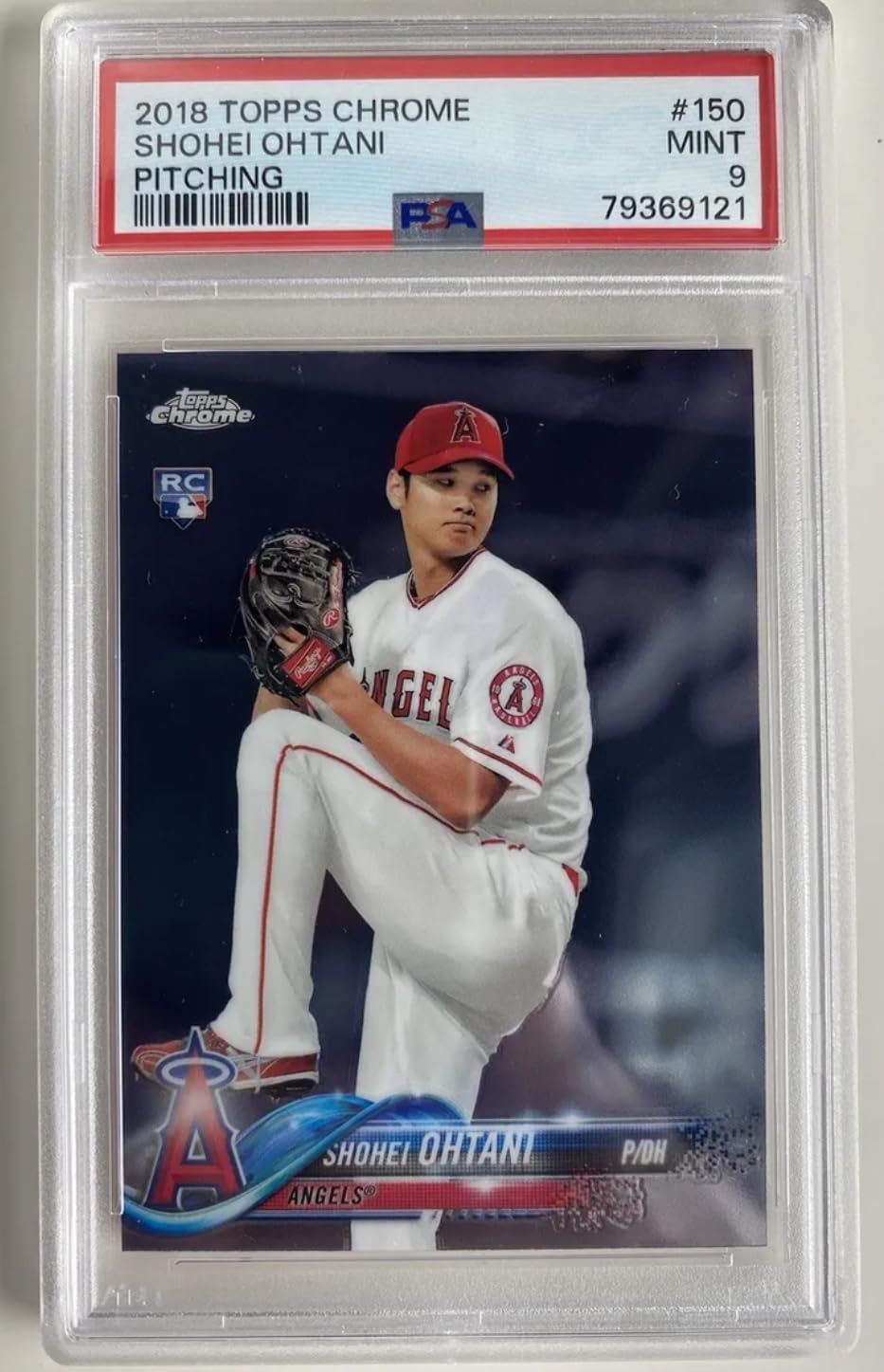 2018 Topps Chrome Shohei Ohtani PSA WBC