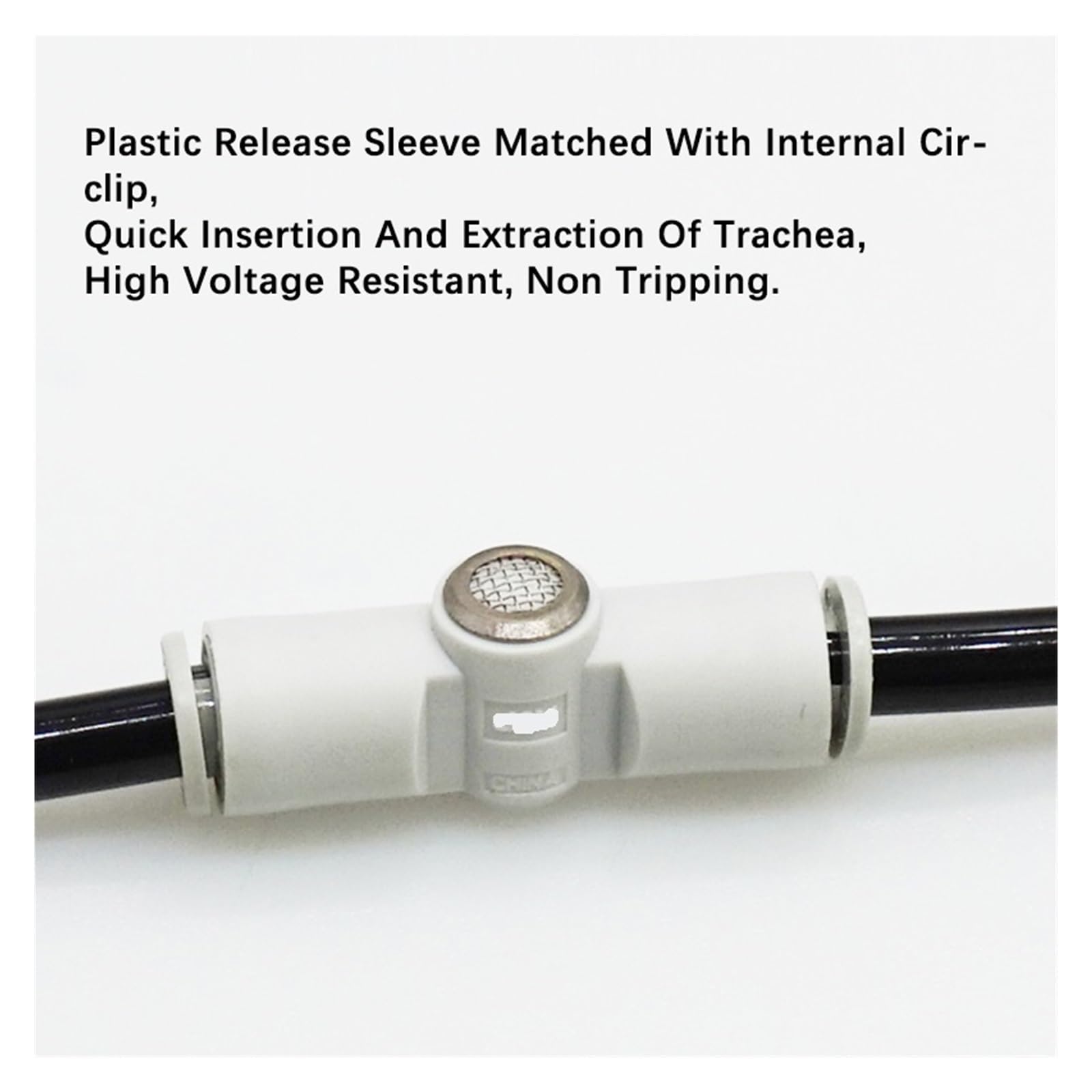 5 unidades de conector de válvula de escape rápido AQ240F-04 AQ340F-06-00 for componente neumático y racor de tubería de aire(AQ340F-06-06 Exhaust)