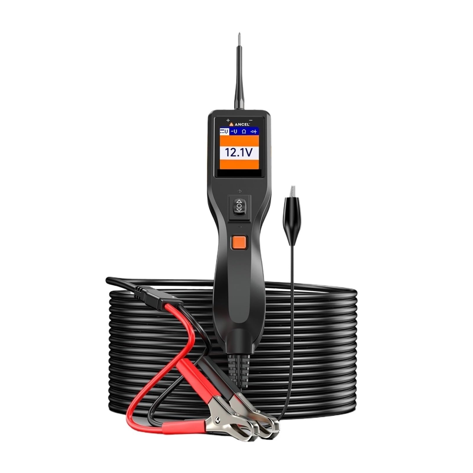 Spannungsprüfer, Kfz-Stromkreistester, Digitales Spannungs-Stromkreissonden-Kit Mit Kurzschlussdetektor, Elektrisches Diagnosewerkzeug,Autoelektrikwerkzeug