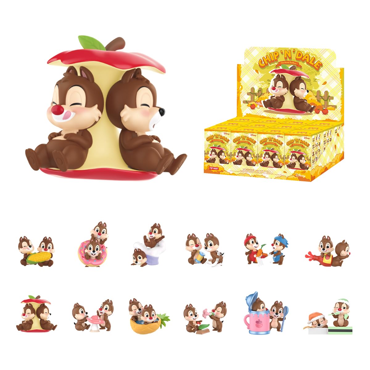 Amazon.co.jp: 【POP MART 公式ストア】Disney チップとデール Fun