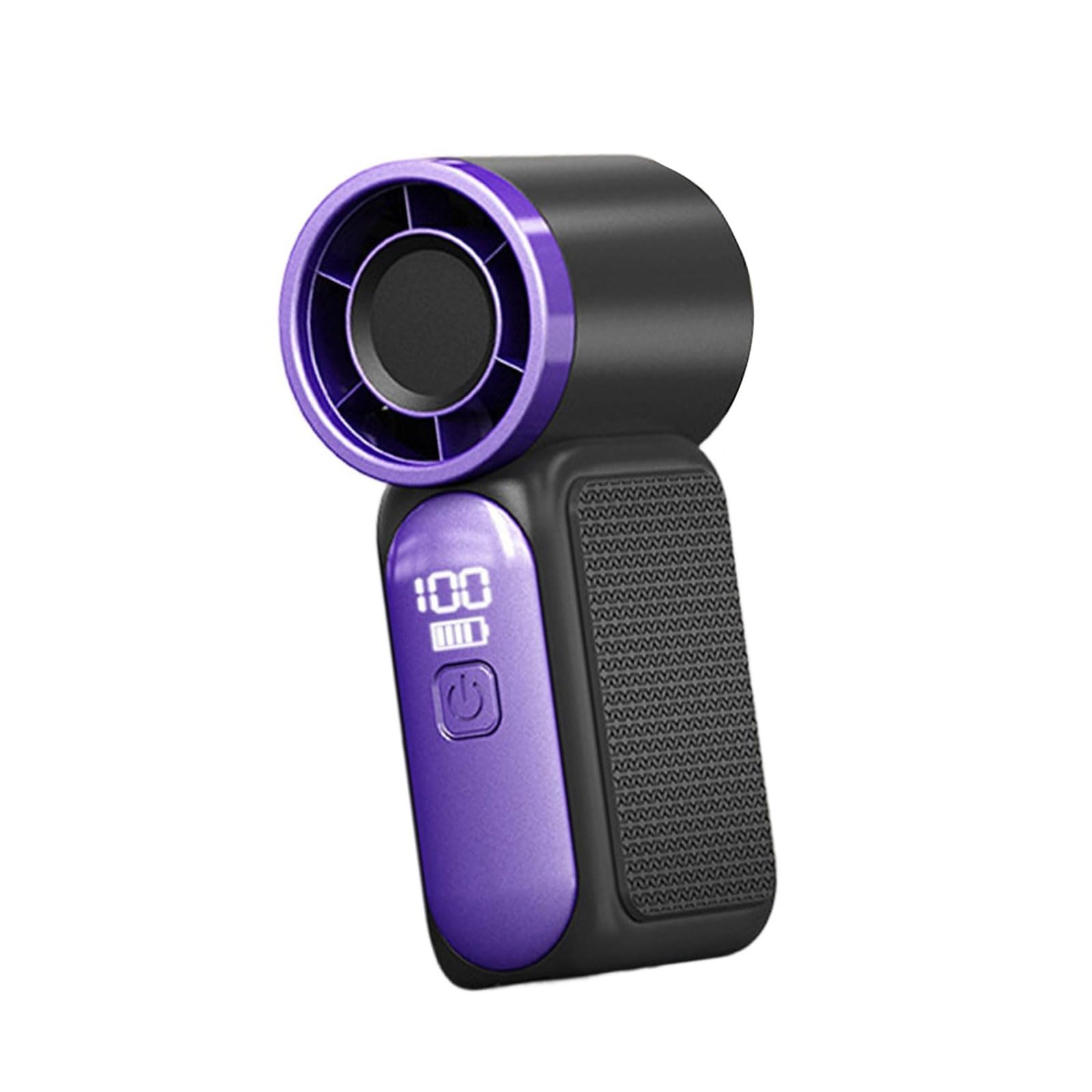 kokdid Small Handheld Fan Air Blower 3000mah with 100 Speed Adjustable Rechargeable for Travel Home Camping Outdoor Handheld Fan