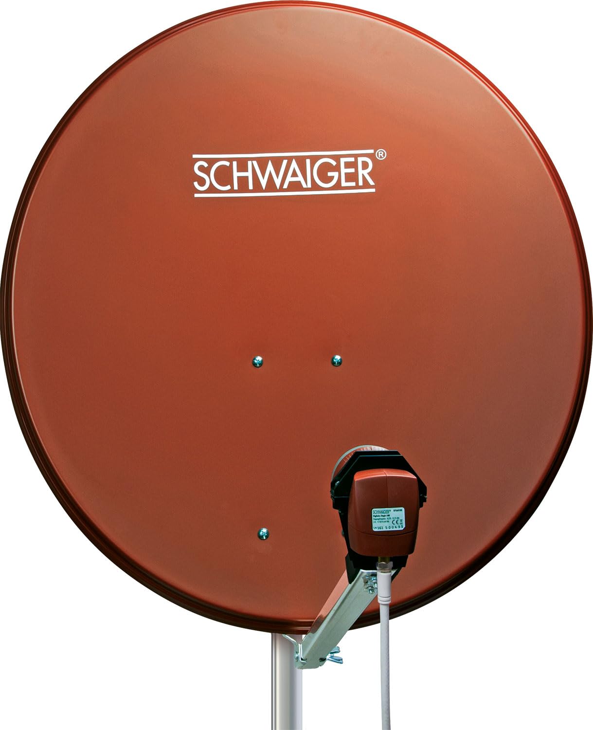 Schwaiger SPI2080 017 antenna per satellite Rosso
