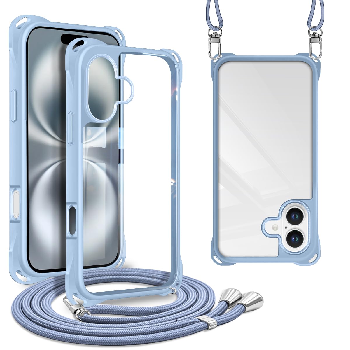 Amazon.co.jp: iPhone 16 Plus 用の ケース ショルダー ストラップ