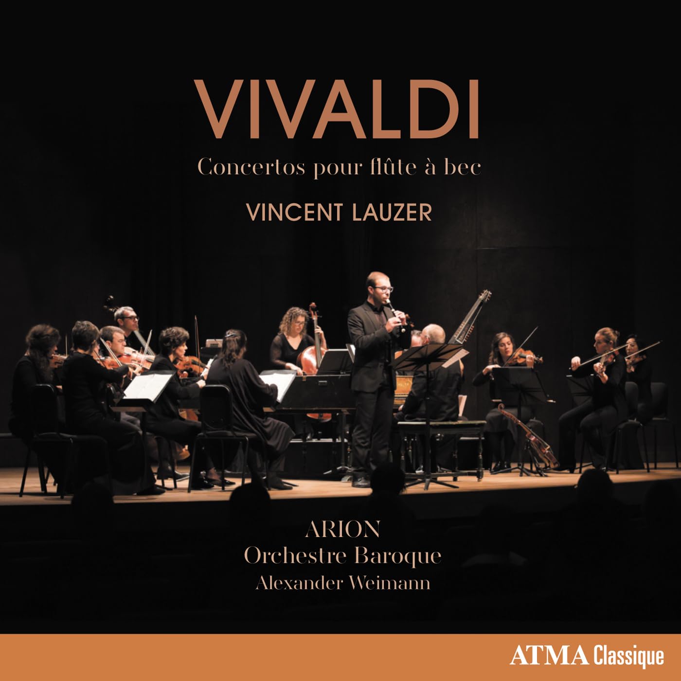 Vivaldi: Concertos pour flute a bec [Audio CD] Vincent Lauzer; Arion Orchestre Baroque; Antonio Vivaldi and Alexander Weimann