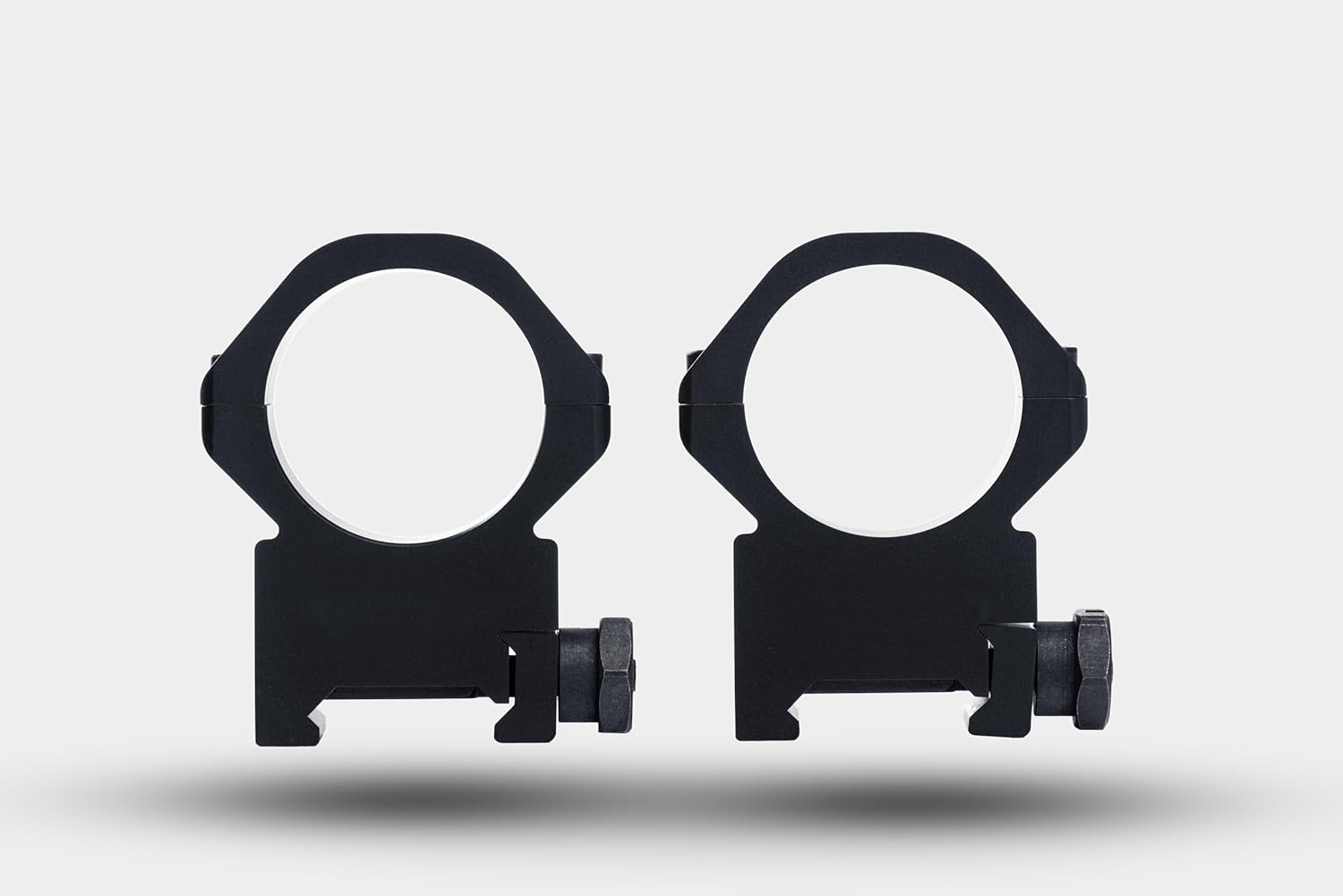 WEAVER Precision Tactical Scope Rings 34mm Medium, Black Matte, Picatinny Compatible, 7075-T6 Aluminum, Type III Hardcoat Anodized, Made in USA