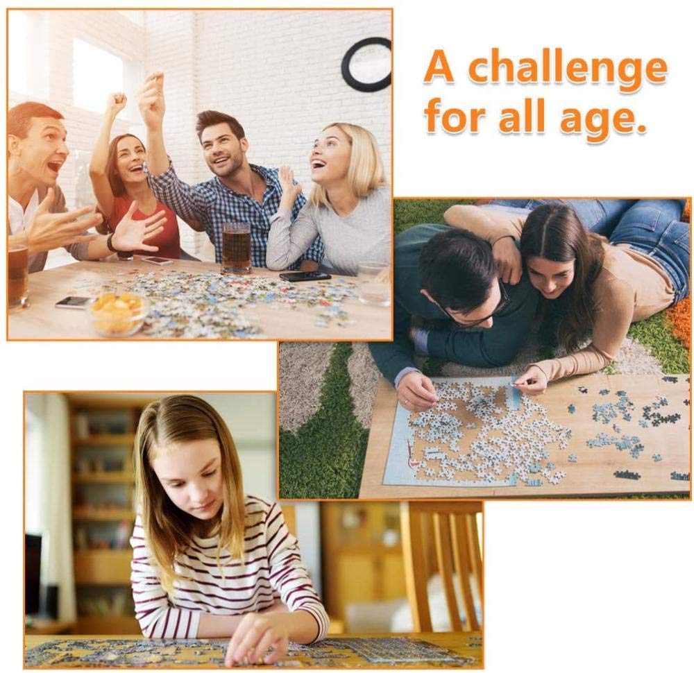 Rompecabezas Adultos Niños Rompecabezas de Madera 6000 piezasLa Gran Muralla al anochecerJuguetes Niños Puzzles para Adultos Es Un Buen Regalo para Amigos