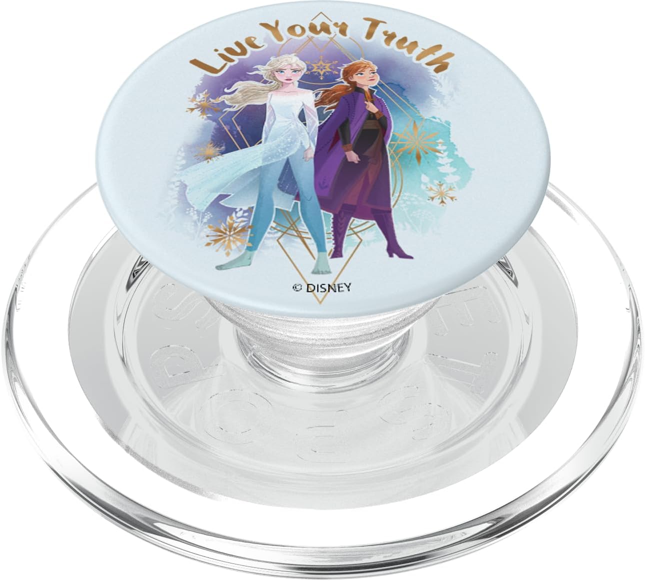 Disney Frozen 2 Anna & Elsa Live Your Truth PopSockets MagSafe PopGrip for iPhone