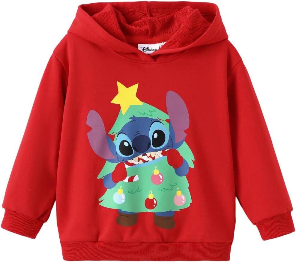 Disney Lilo & Stitch Minnie Mickey Spiderman Frozen Elsa Boys/Girls Hoodie Sweatshirt Graphic Pullover Tops Toddler-Big Kid