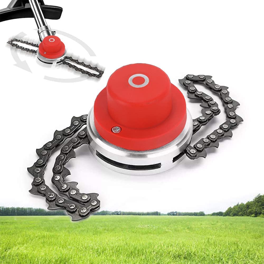 SHORI Universal Weed Eater Head, Chain Trimmer Head, Garden Lawn Mower, Mower Tool Accessories for Outside Garden Lawn Grass (Red) (B09ZLWCWY1) Amazon Price History, Amazon Price Tracker