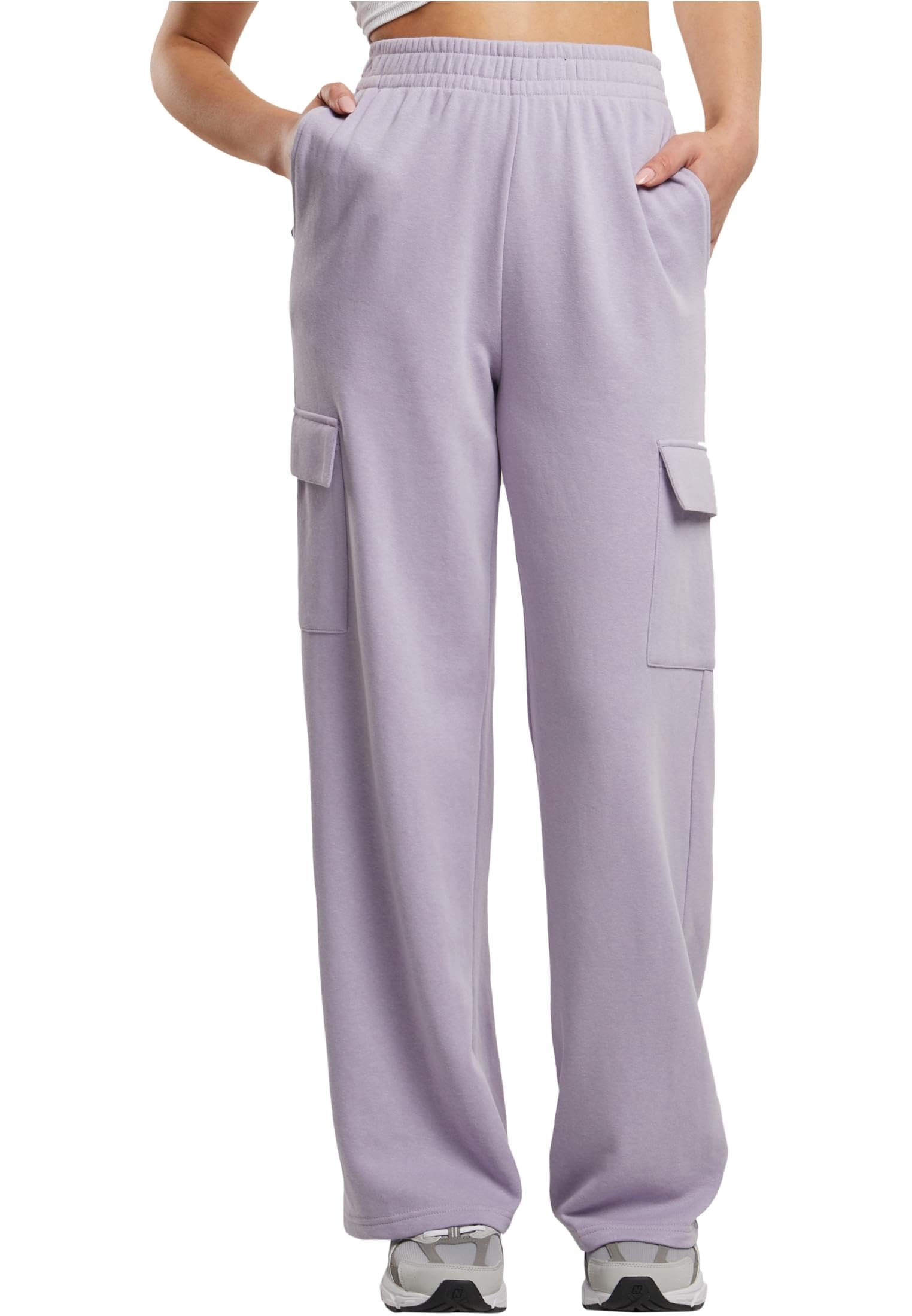 Urban Classics Women's Baggy Light Terry Sweat Pants, TB6857, Dusty Lilac