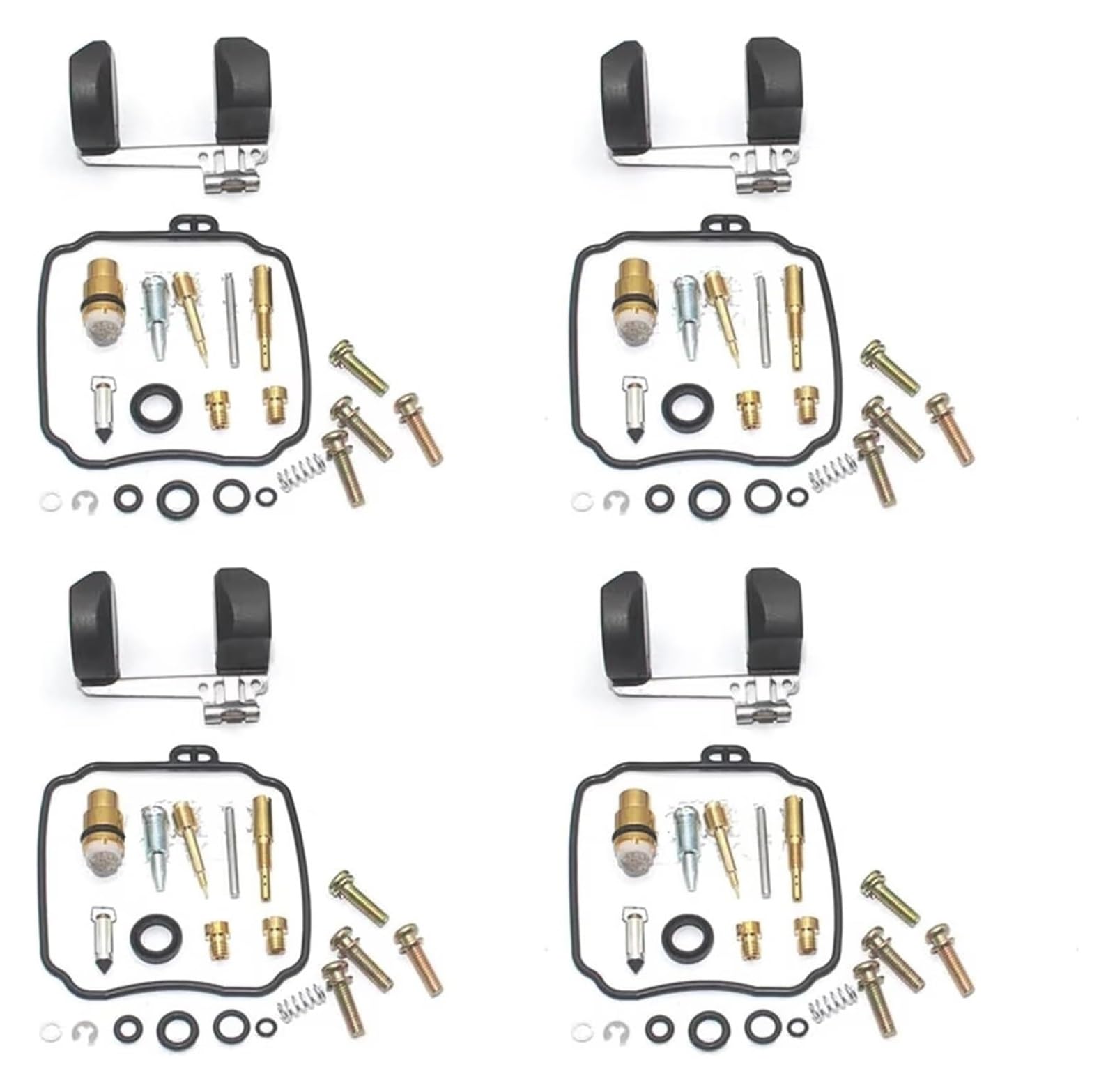 Vergaser Reparatursatz Düsen Für XVZ1300 XVZ13 XVZ 1300 13 Für Royal Star Venture Motorrad Nadel Ventil Sitz Membran Schwimmer Vergaser Reparatur Kit(4 Repair diaphragm)