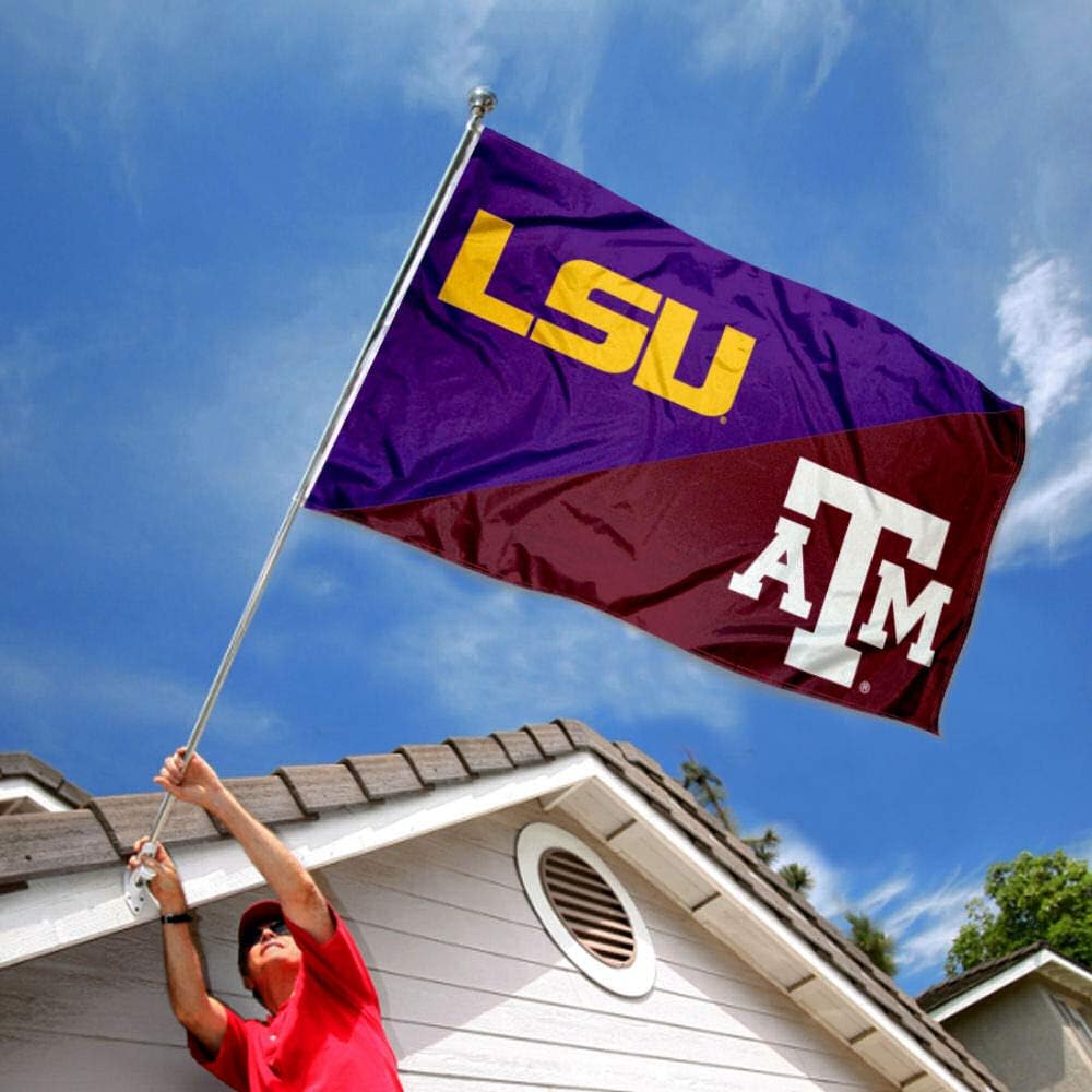 Split LSU House Flag