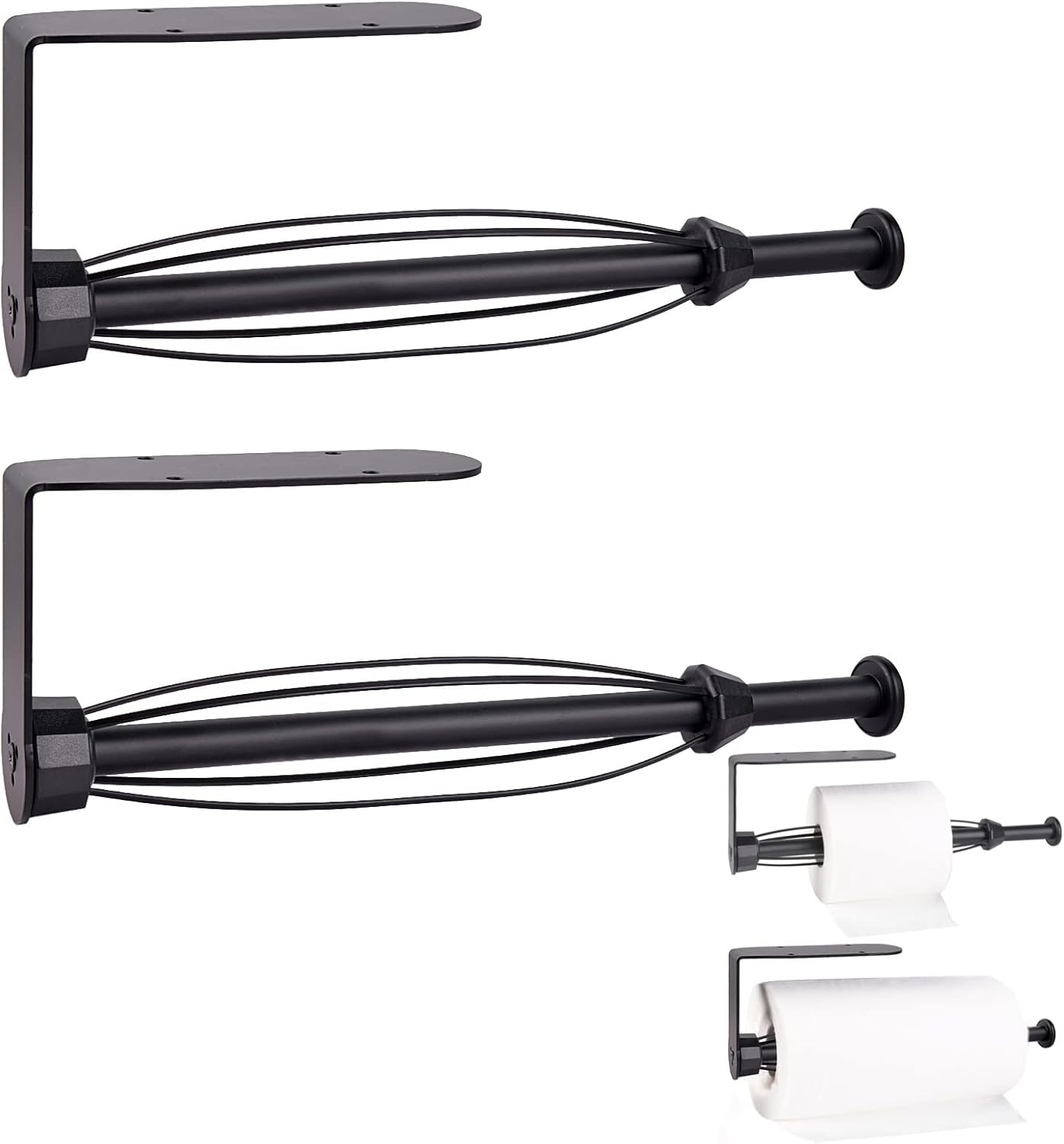 Paper Towel Holder Under 2 Pack Stainless Steel