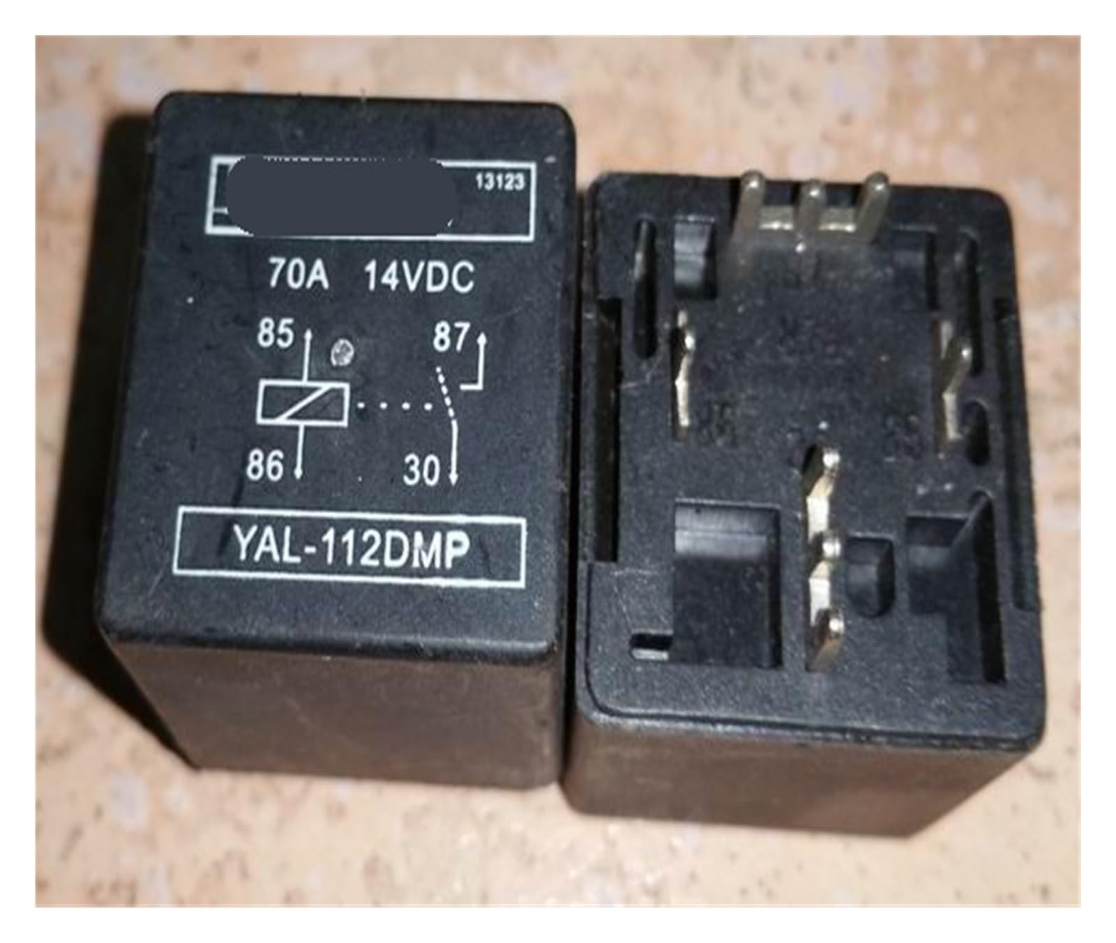 Relais YAL-124DMP 24V haute performance 70A à 4 broches NISZA 1