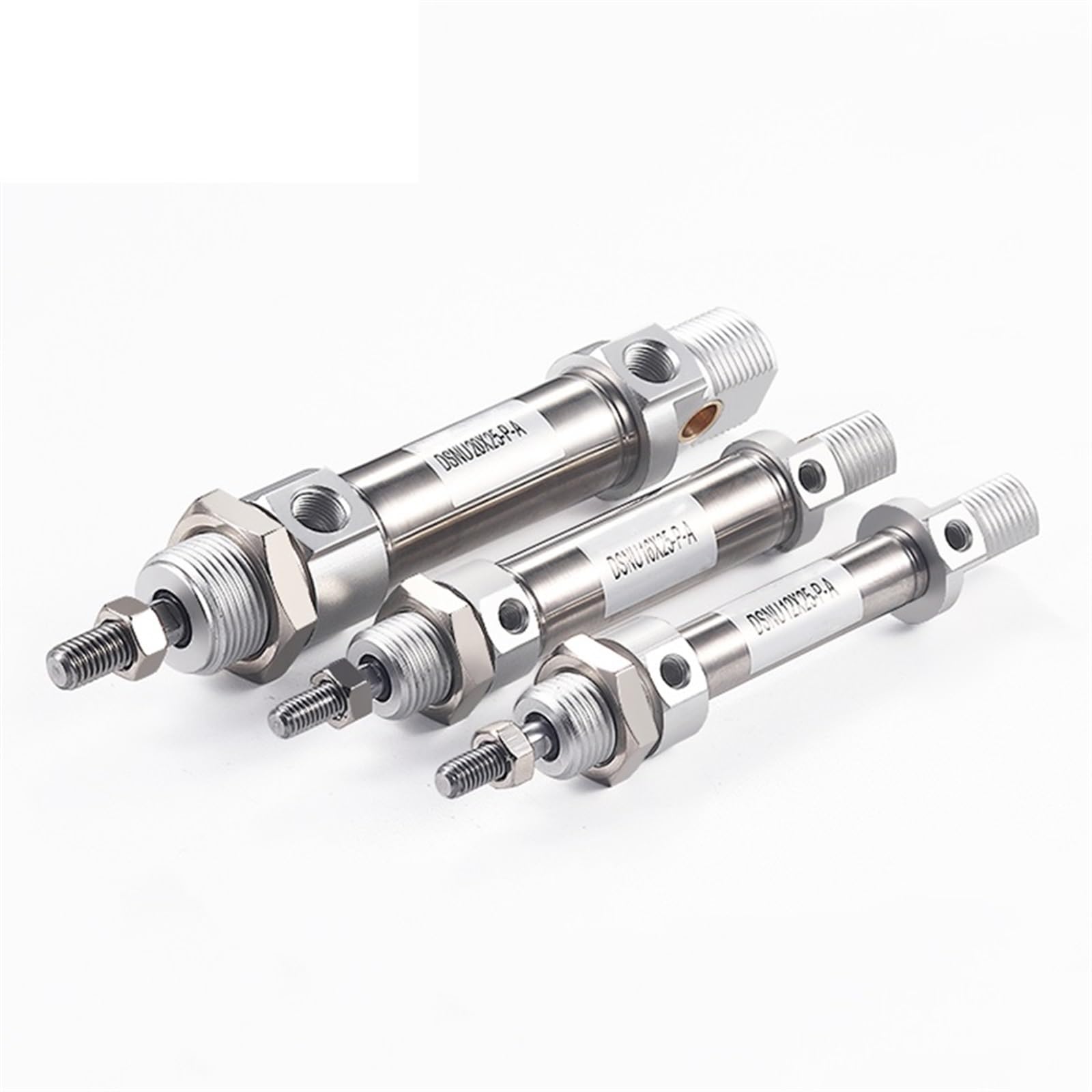 Mini vérin pneumatique DSNU 40mm contre l'usure précoce inox double effet 100mm