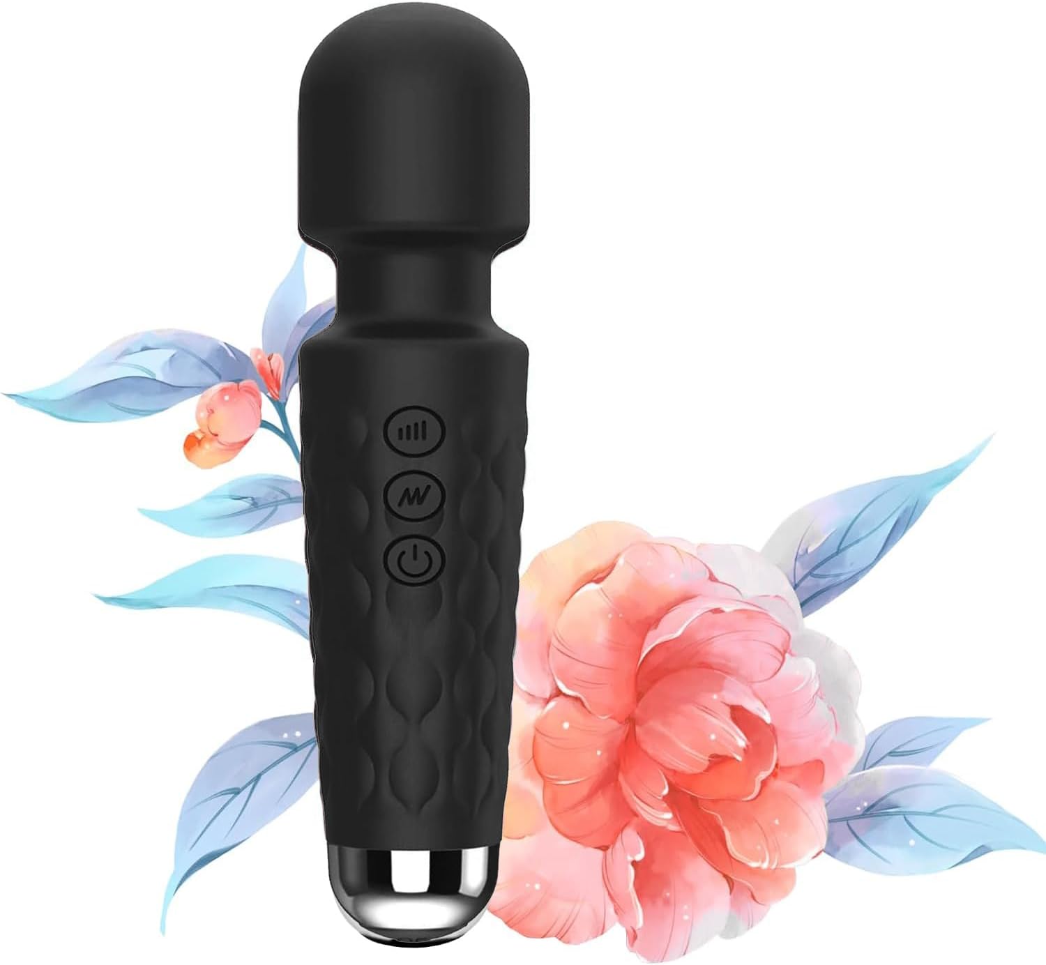 Full Body Massager with 20 Different Vibration Patterns and 8 Types of Variable Speeds Rechargeable and Waterproof and Portable Travel Friendly Body Massager