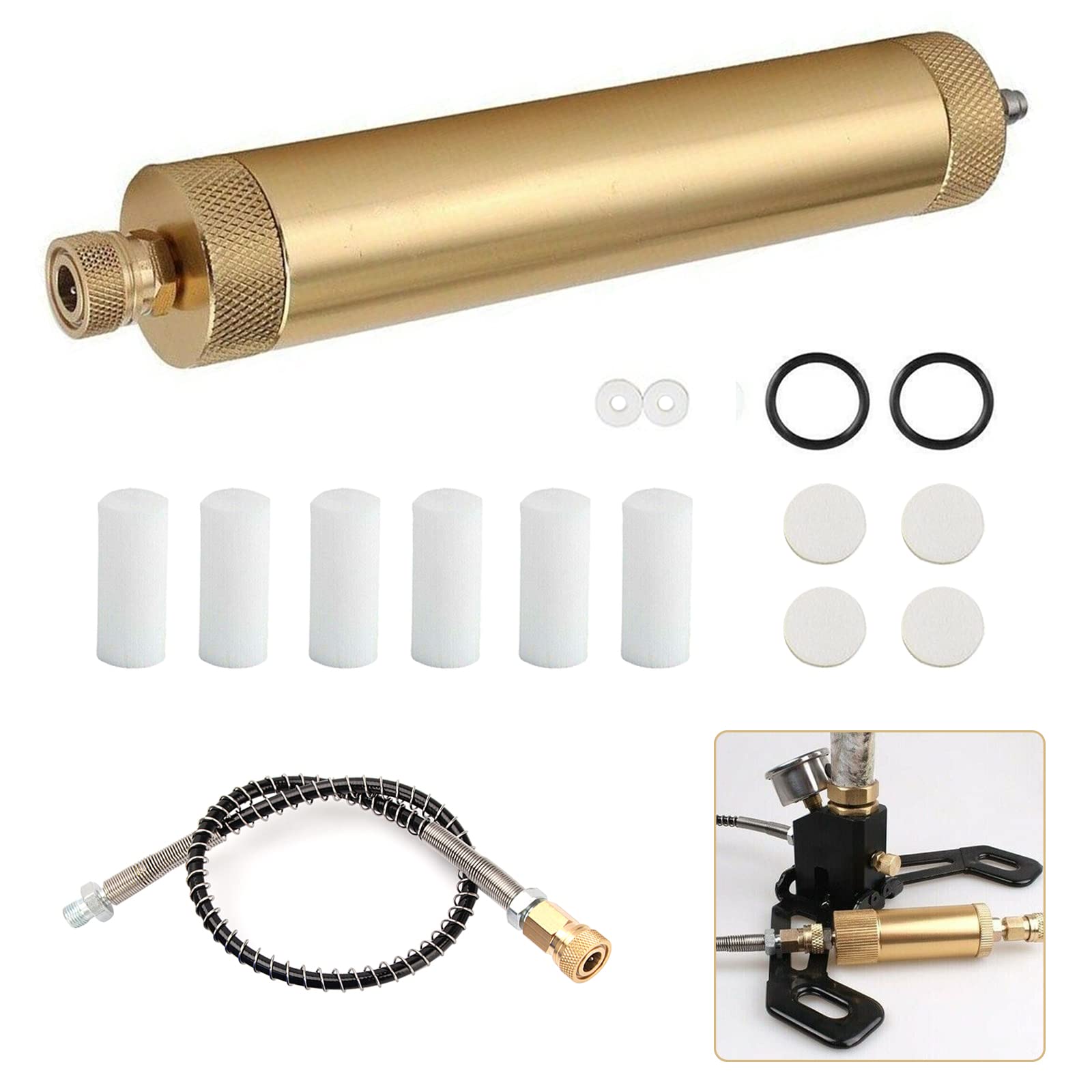 Filtro per compressore d'aria, filtro per acqua e olio con tubo ad alta pressione, pompa per filtro dell'aria PCP ad alta pressione con attacco rapido, separatore per immersioni