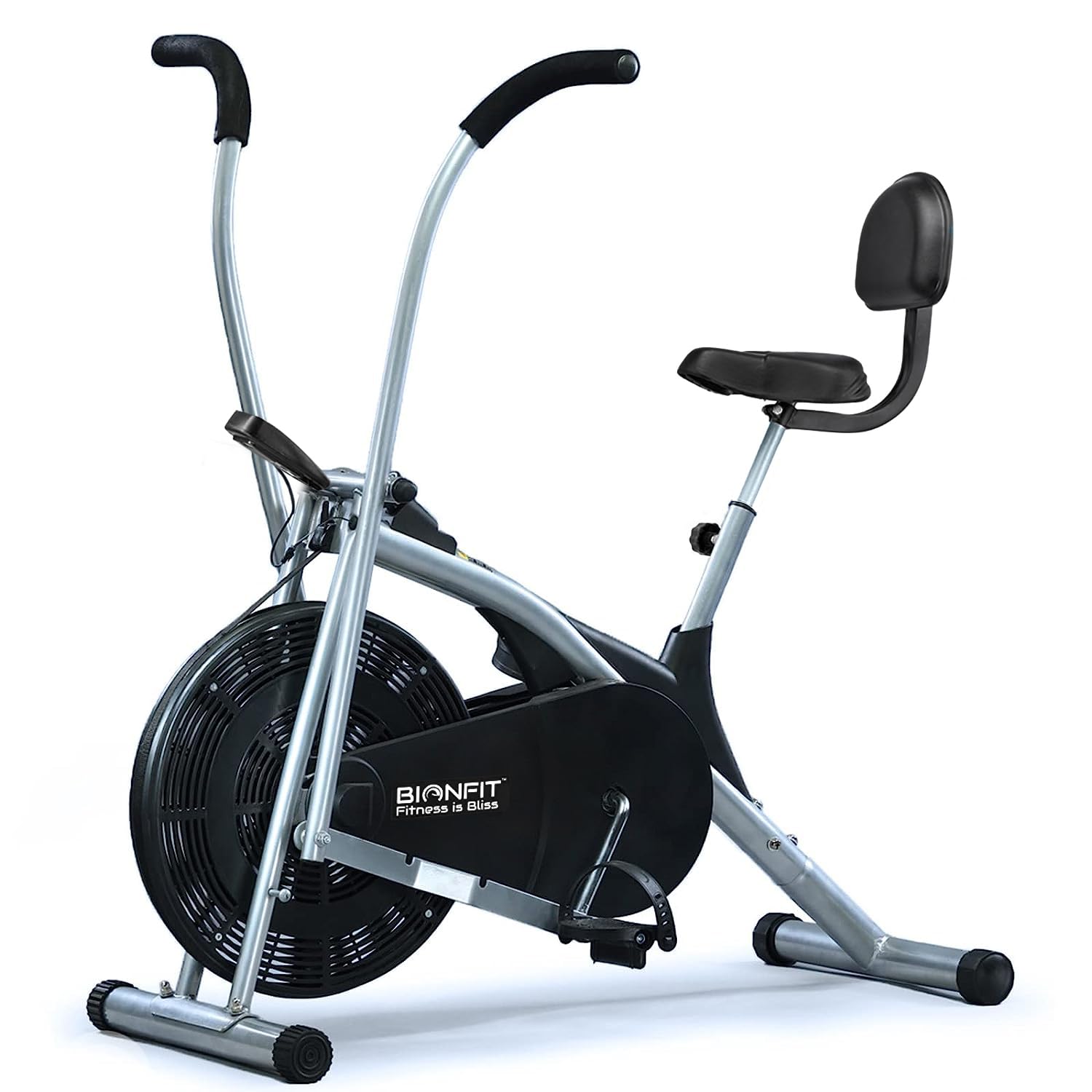 BIONFIT Moving Handle Exercise Gym Cycle | Curved Designed with Back Support | Max User Weight: 100 Kg, 2 Years Warranty | Indoor Cardio Exercise Cycle for Men & Women | Free Installation Support (B0848W6S9K) Amazon Price History, Amazon Price Tracker
