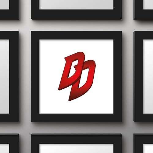 Miniatura 2 de Trends International Gallery Pops Marvel Comics Daredevil - DD Symbol Canvas Wall Art Wall Poster, 12.00" x 12.00", Stretched Canvas