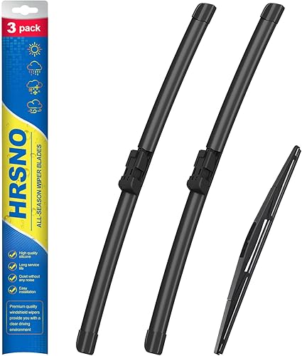 Miniatura 34 de Limpiaparabrisas de 24" + 19" con juegos de escobillas limpiaparabrisas traseras de 15", repuesto automotriz para Chevrolet Equinox 2005-2009, fácil