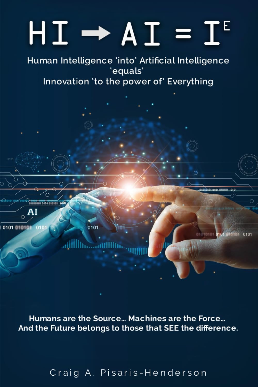 HIAI=IE: Human Intelligence ‘into’ Artificial Intelligence ‘equals’ Innovation ‘to the power of ’ Everything (HI → AI = I⌃E = 'Human Intelligence' ... 'Innovation' to the 'Power of Everything')