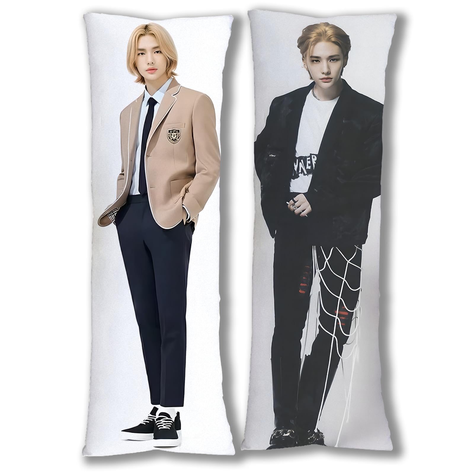 Hug Body Pillow Case Singger Pillowcase Cover for Fans 20"x59"(50x150cm) (Hwang Hyun-Jin)