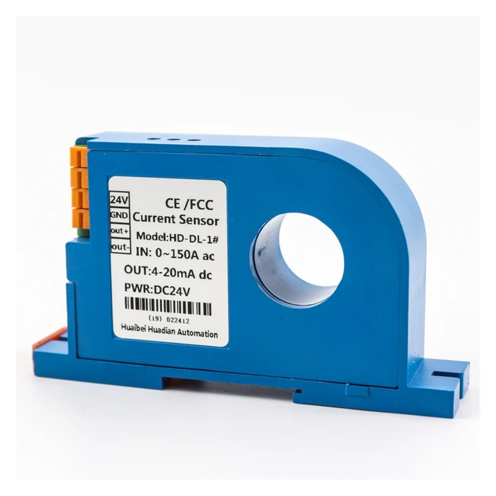 Hall-Effekt-Sensor AC/DC-Stromwandler Hall-Effekt-Stromtransmitter 50 Ampere Eingang(4-20ma Out,0-500A DC-DC12-28V)