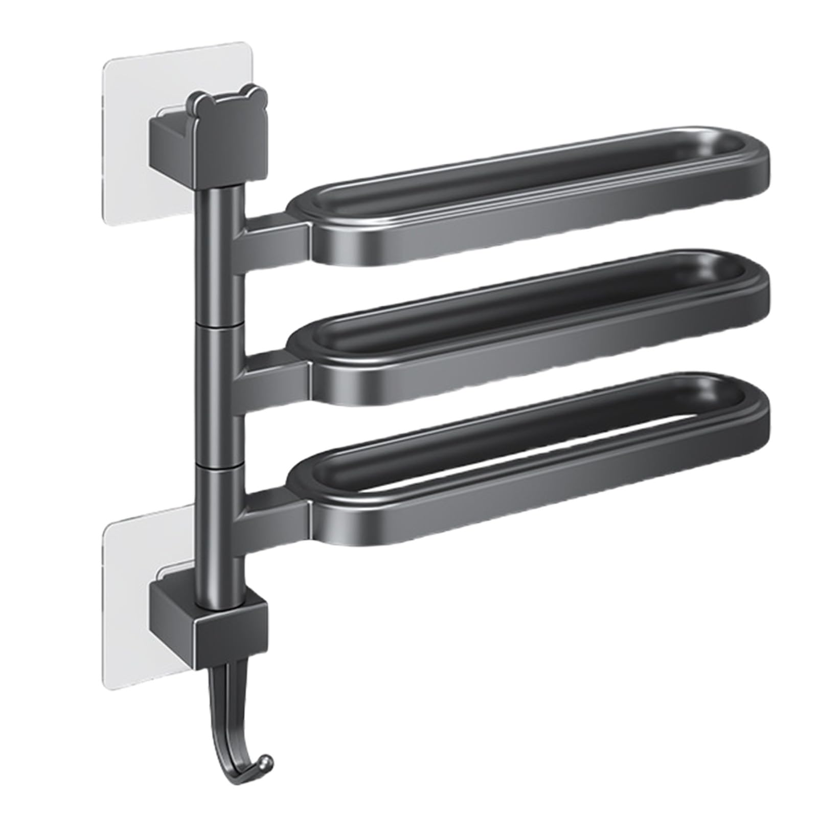 Xjdzineq Multipurpose Towel Shelf Without Drilling Setups Decoration for Bathrooms Kitchens and Balconies Storage Solution Space Saving Towel Shelf