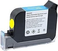 Vista 8 de 2588+ 42ML Black Red Blue Green Ink Cartridge Quick-Drying 12.7mm Print Height Universal for Handheld Inkjet Printer(Black)