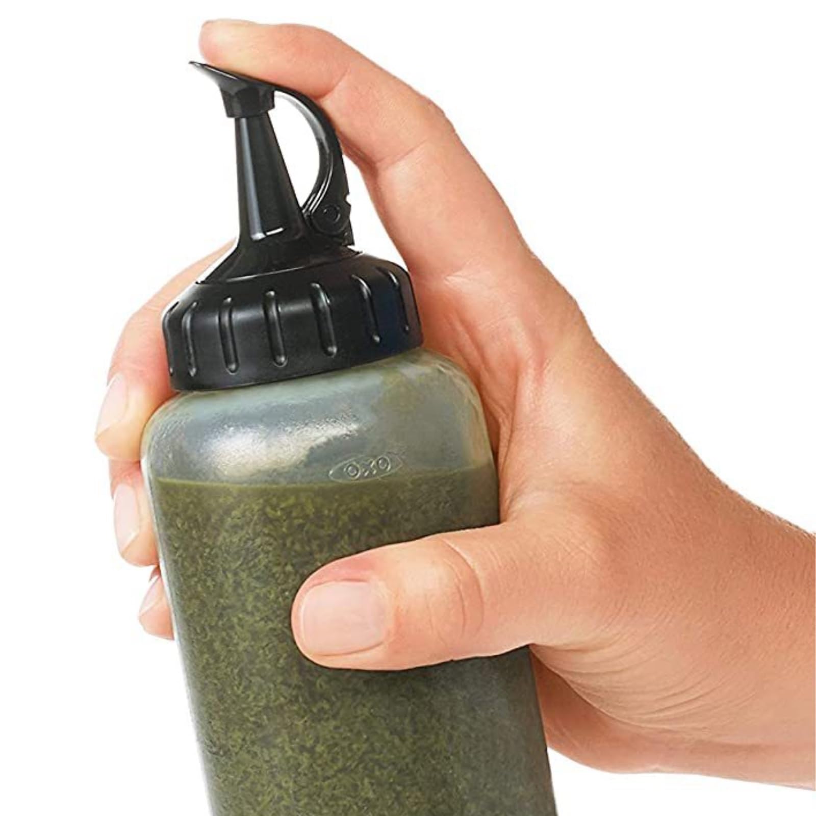 Dispensador De Botella para Salsa Botella De Condimento, Salsa De Soja, Botella Exprimidora For Salsa De Ensalada, Juego De 5 Piezas(350ml)