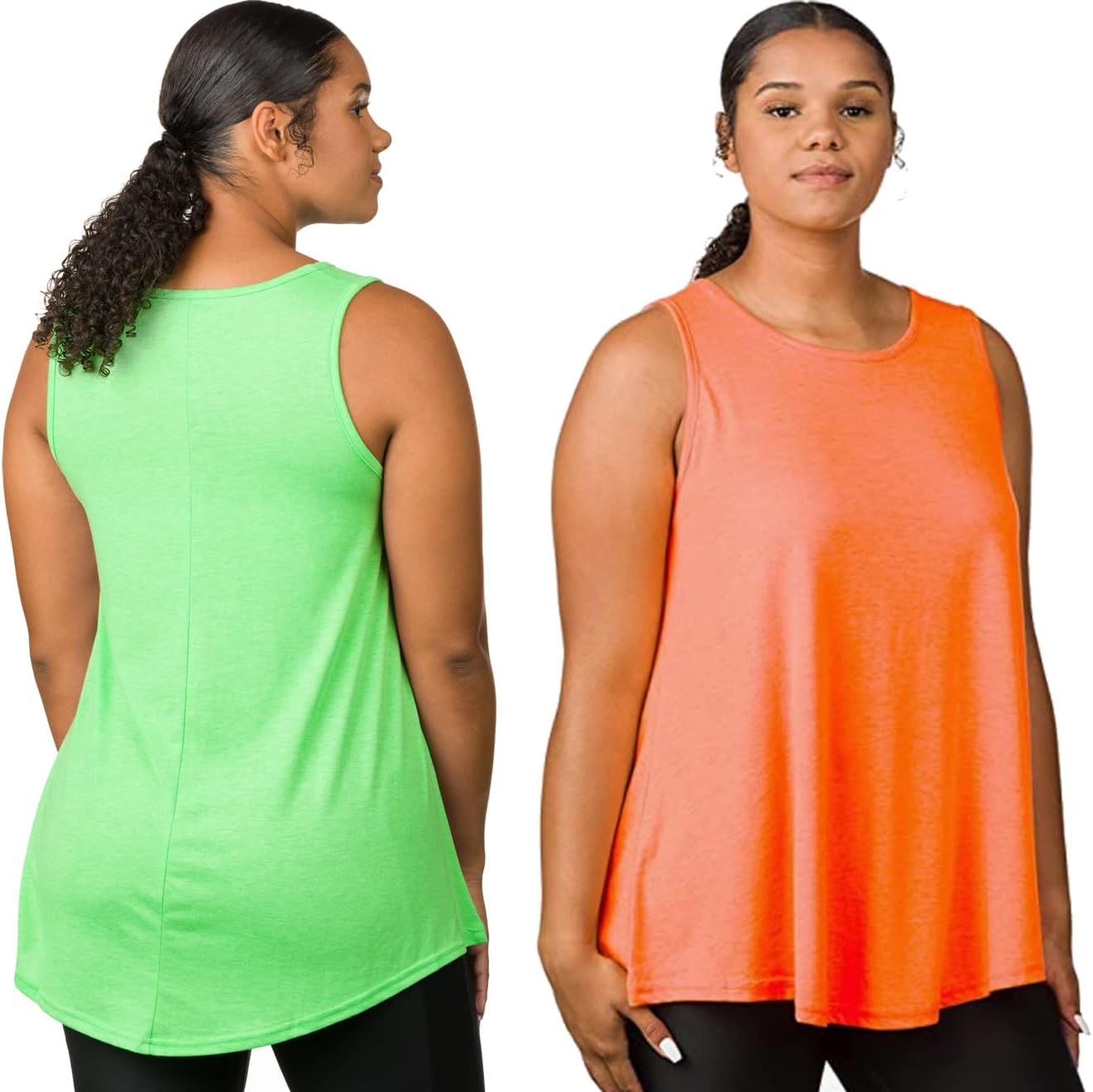 Epic MMA Gear 2 Pack Long Flowy Sleeveless Tunic Top For Women